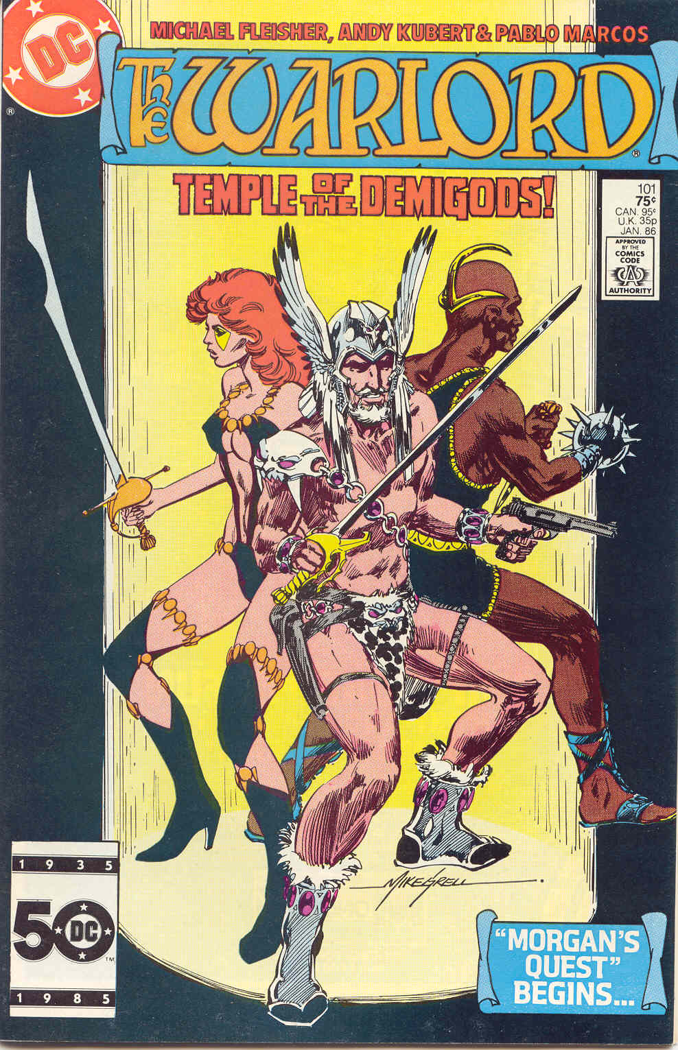 Read online Warlord (1976) comic -  Issue #101 - 1