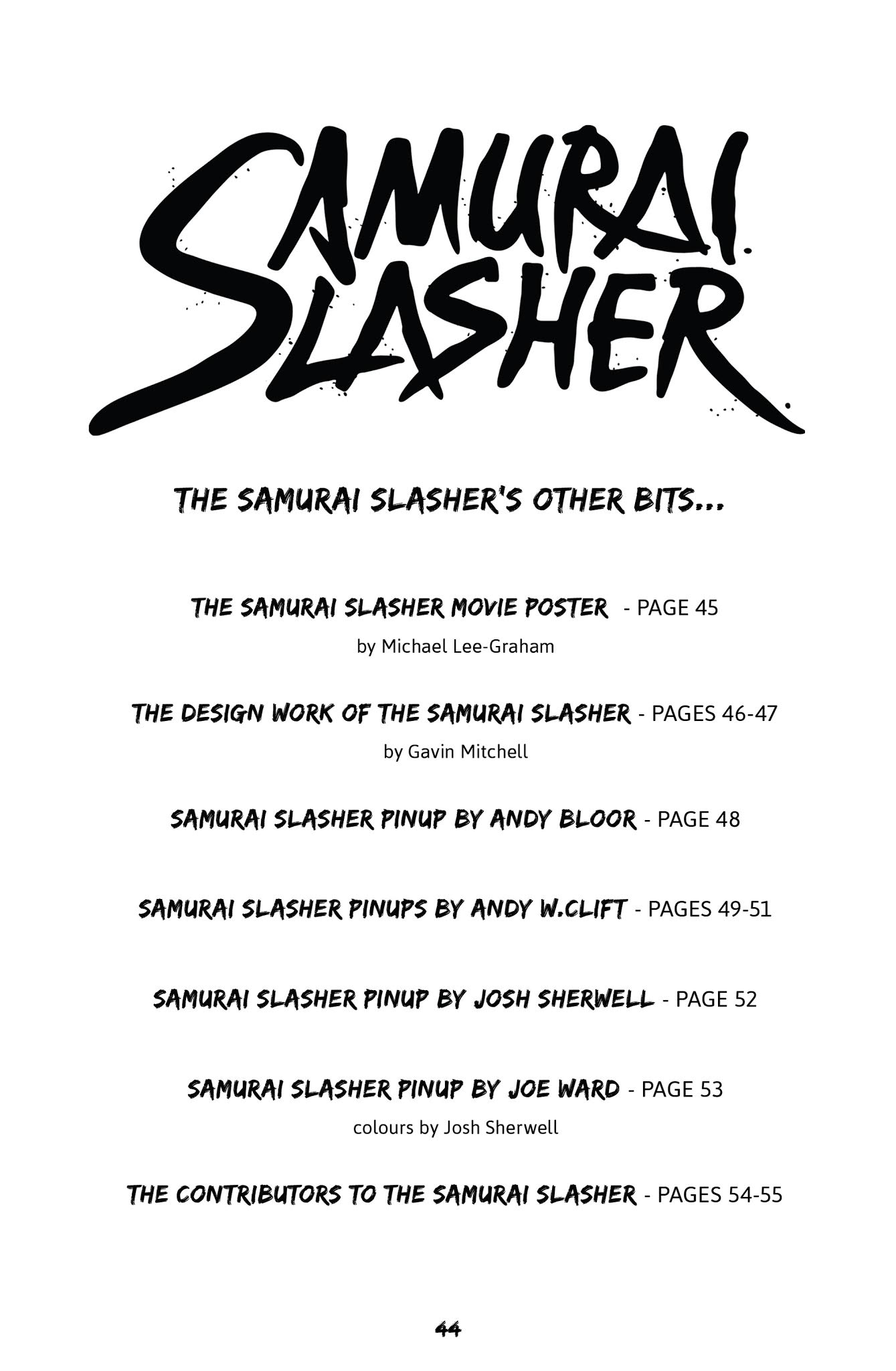 Read online Samurai Slasher comic -  Issue # TPB 1 - 44