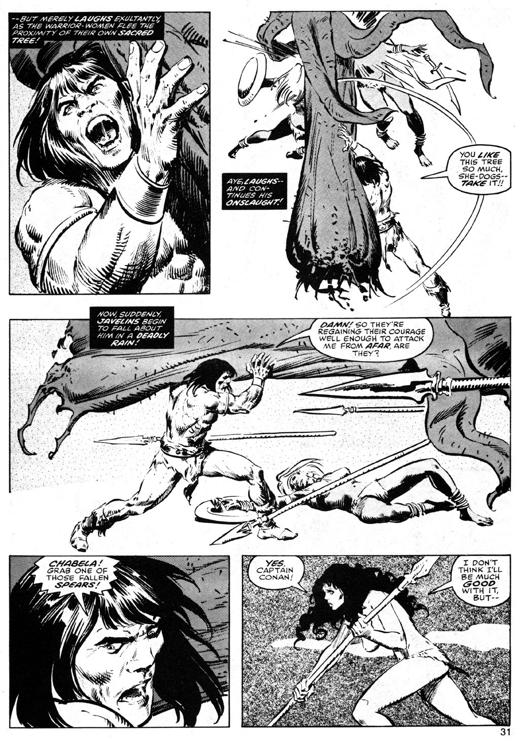Read online The Savage Sword Of Conan comic -  Issue #42 - 31