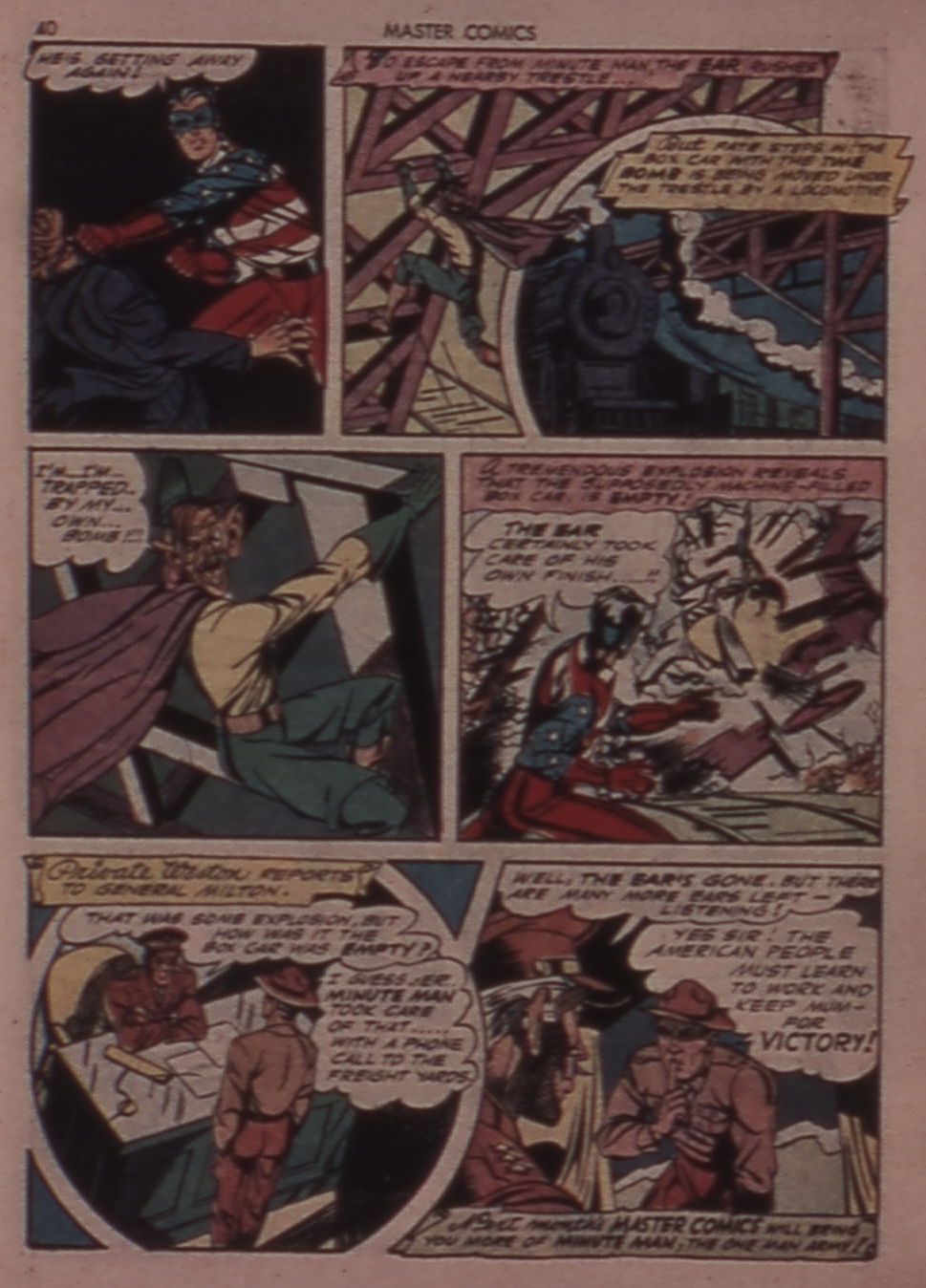 Read online Master Comics comic -  Issue #30 - 40