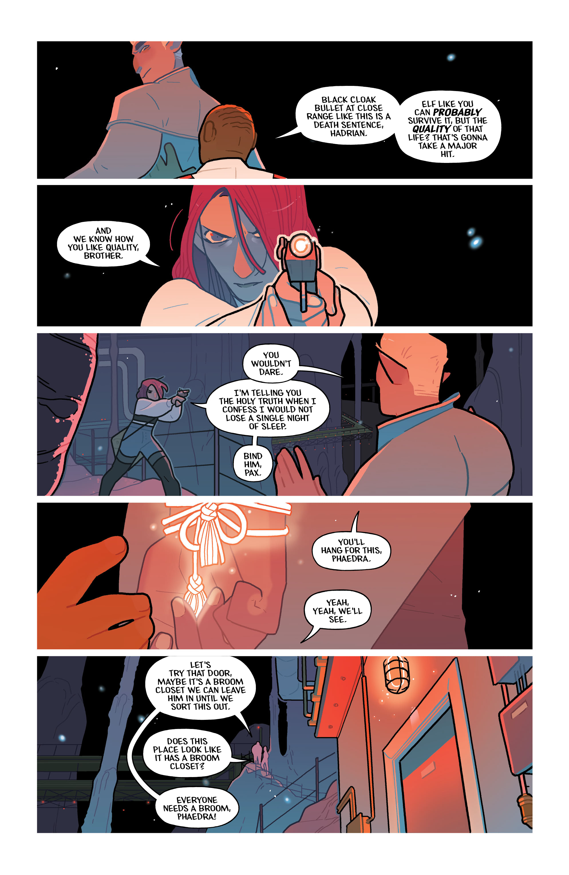 Read online Black Cloak comic -  Issue #5 - 24
