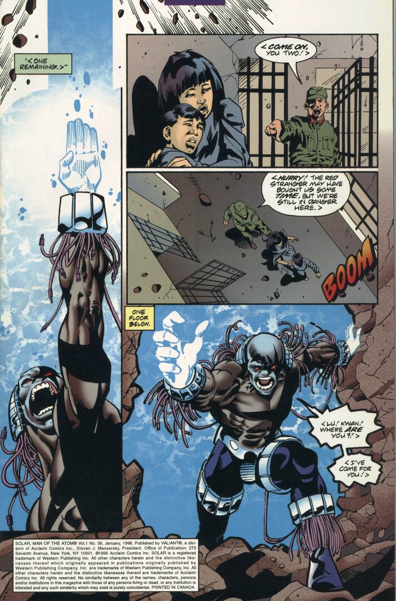 Read online Solar, Man of the Atom comic -  Issue #56 - 4