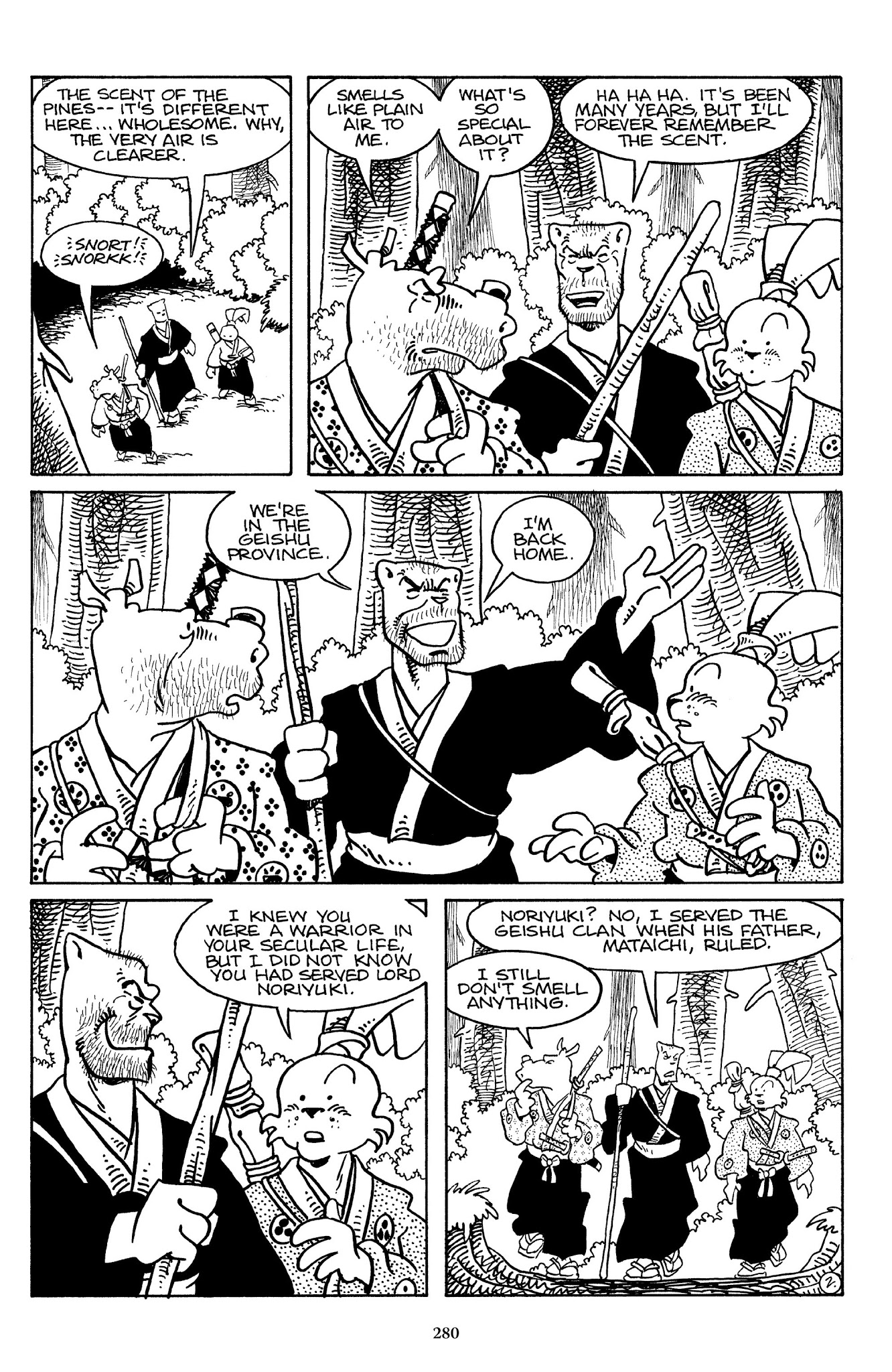 Read online The Usagi Yojimbo Saga comic -  Issue # TPB 3 - 277