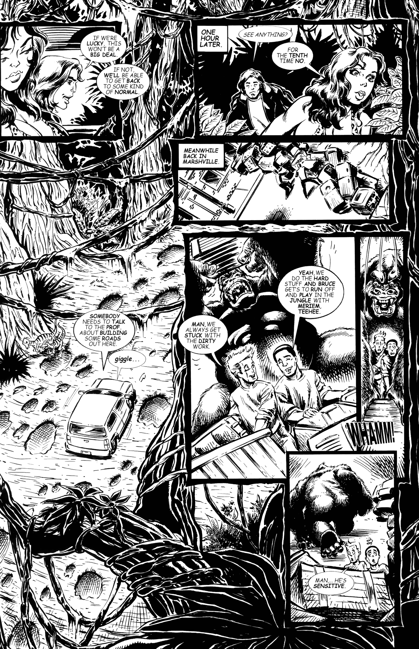 Read online Cavewoman: Red Menace comic -  Issue # Full - 15