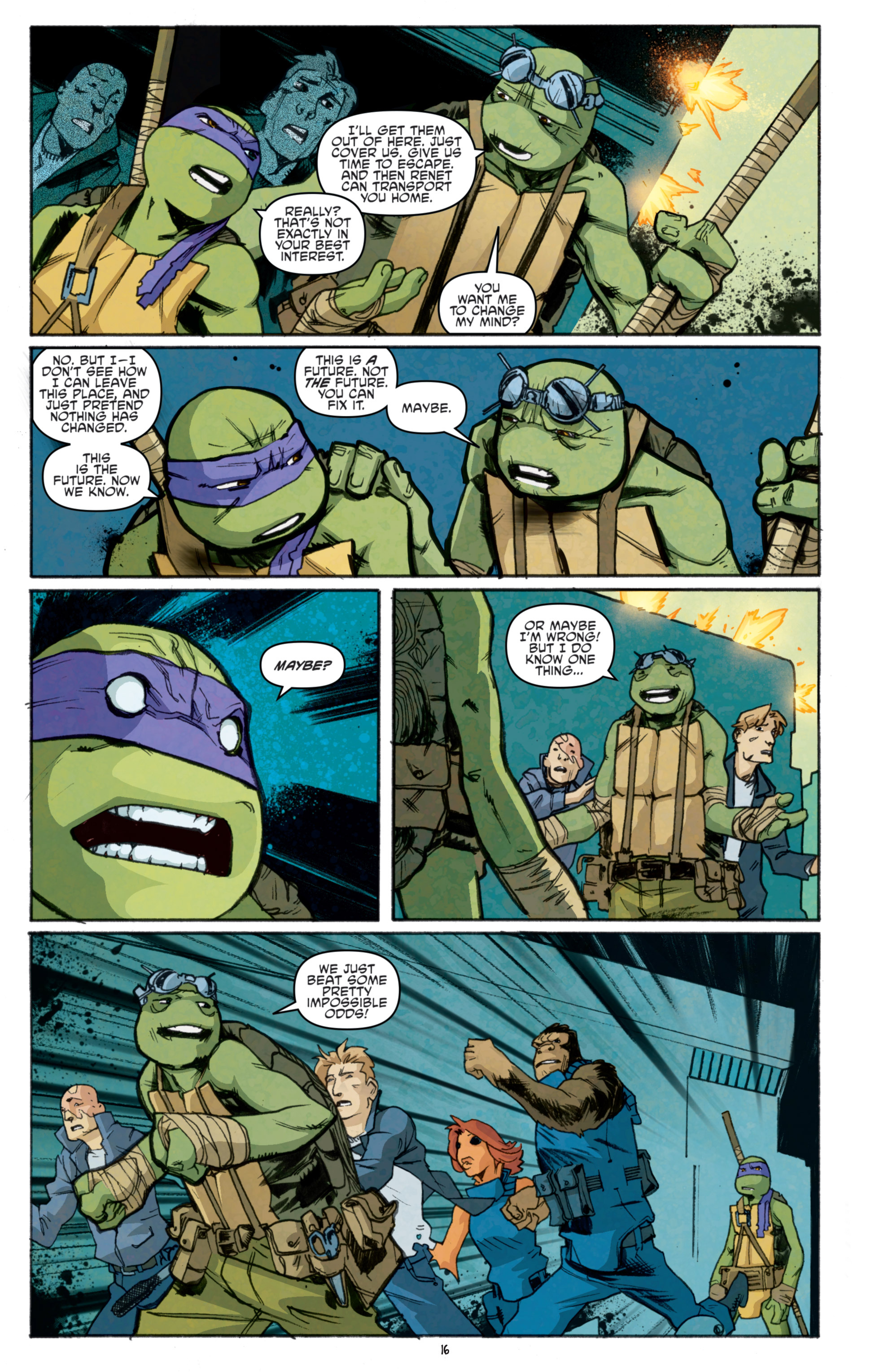 Read online Teenage Mutant Ninja Turtles: Turtles in Time comic -  Issue #4 - 18