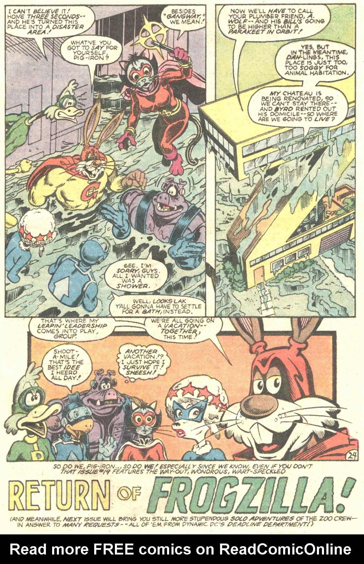 Read online Captain Carrot and His Amazing Zoo Crew! comic -  Issue #17 - 25