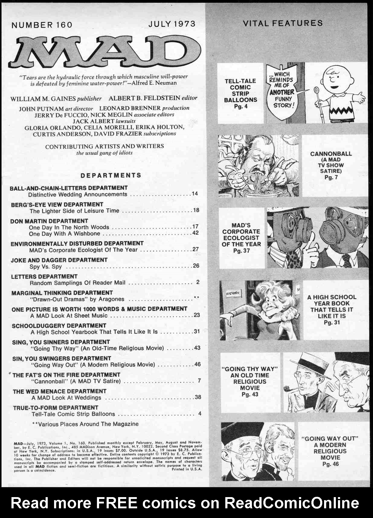 Read online MAD comic -  Issue #160 - 3