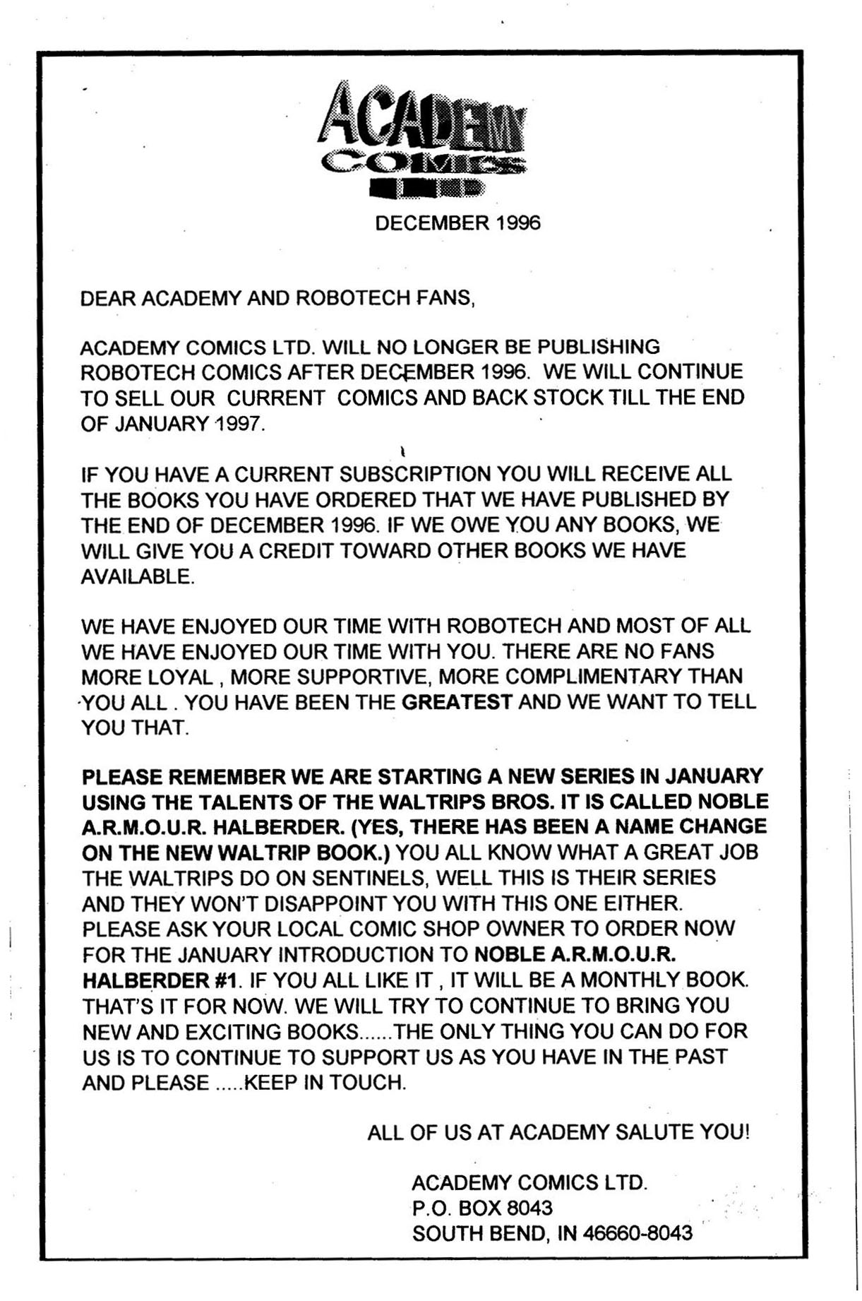 Read online Robotech Breaking Point comic -  Issue # Full - 9