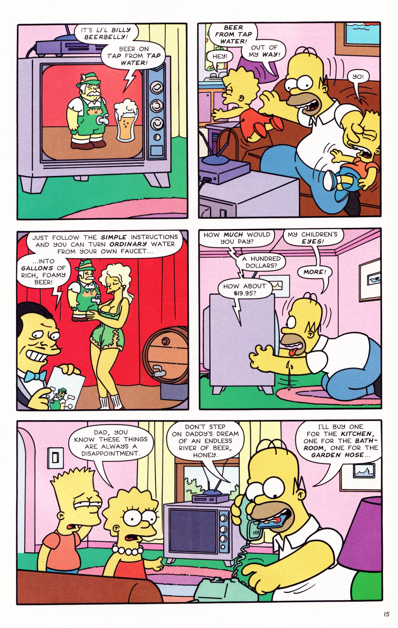 Read online Simpsons Comics comic -  Issue #132 - 13