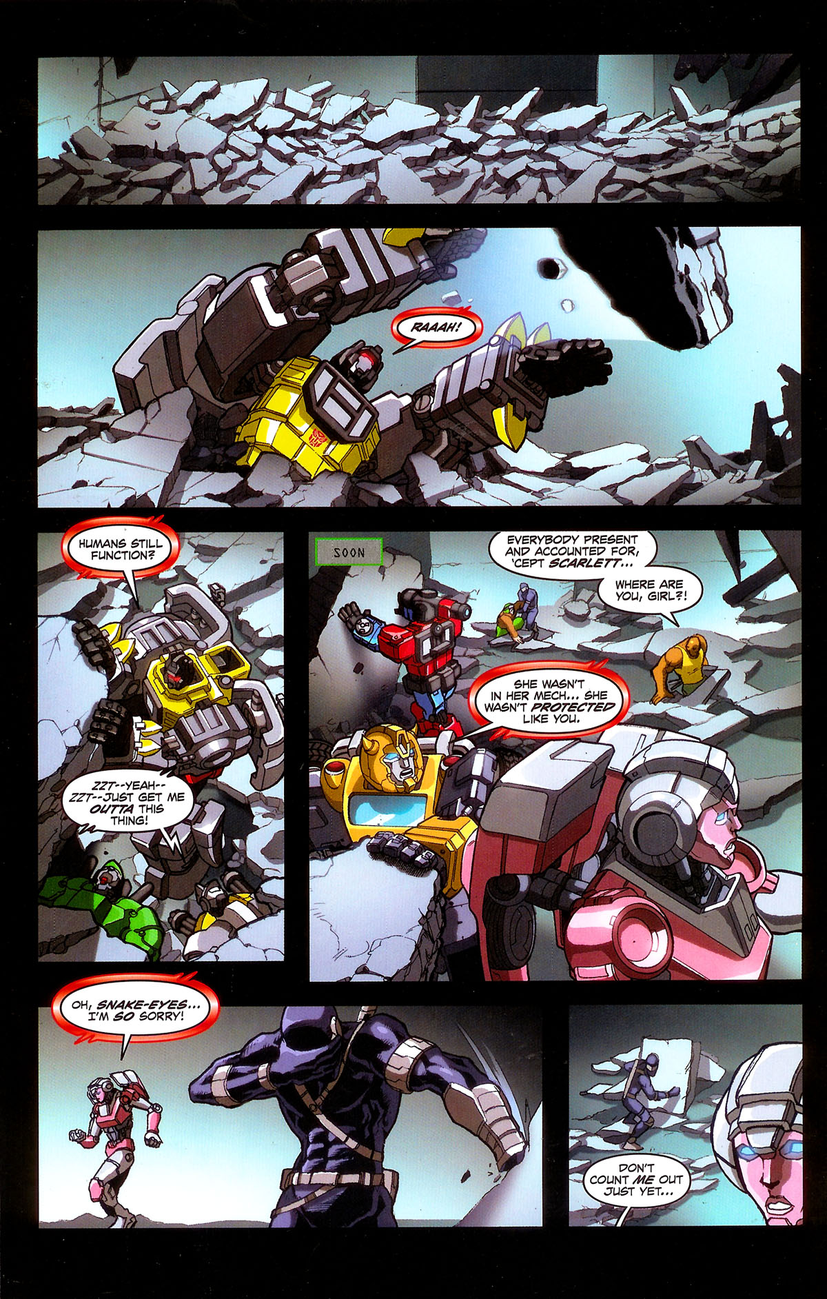 Read online G.I. Joe vs. The Transformers III: The Art of War comic -  Issue #2 - 19