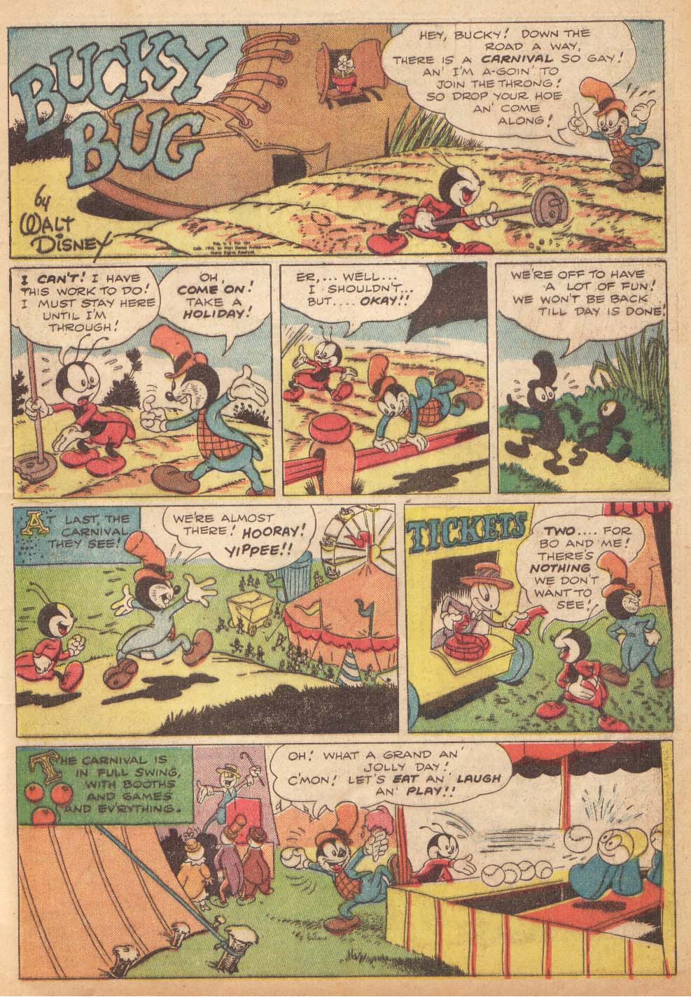 Read online Walt Disney's Comics and Stories comic -  Issue #61 - 12