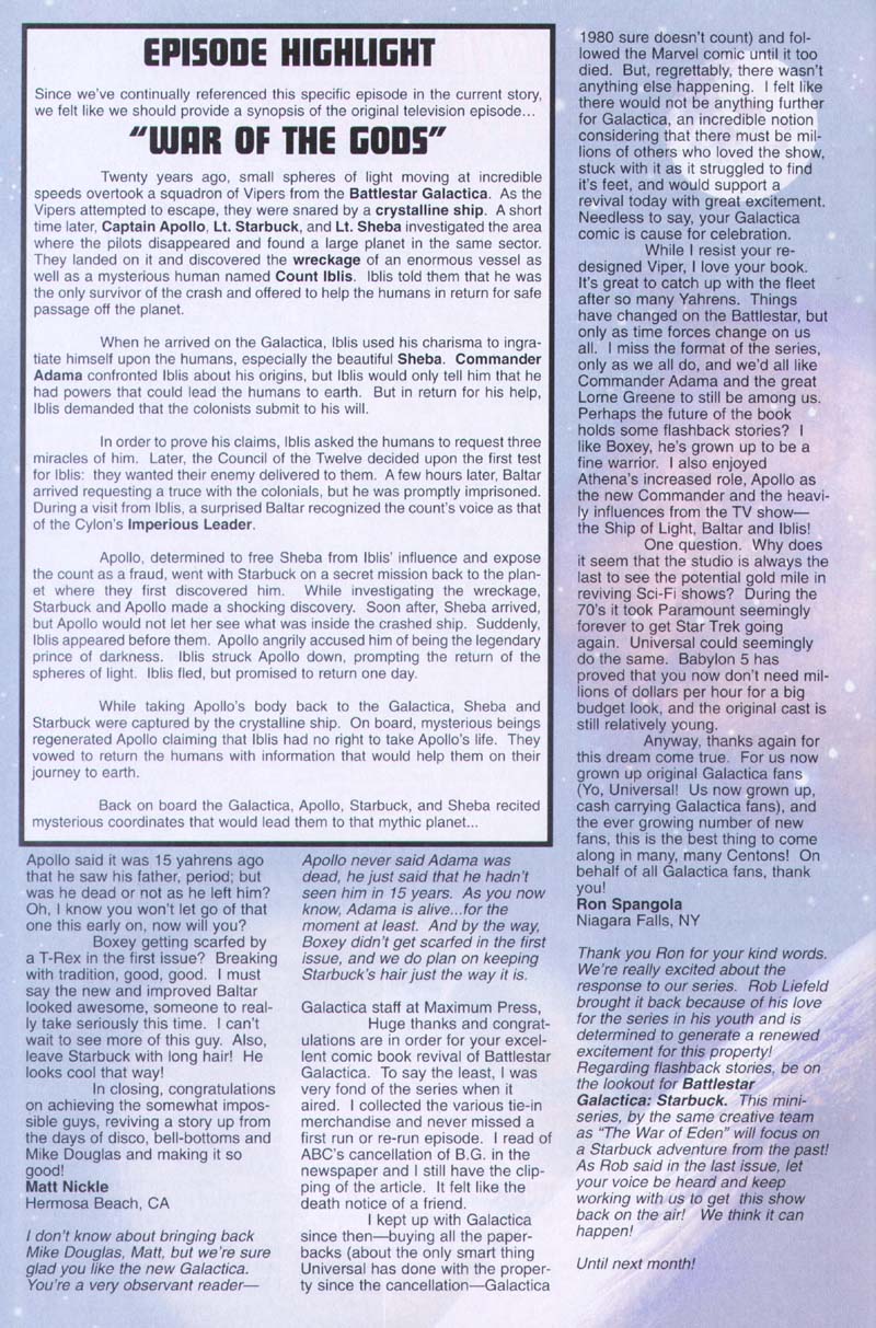 Battlestar Galactica (1995) 2 Page 27