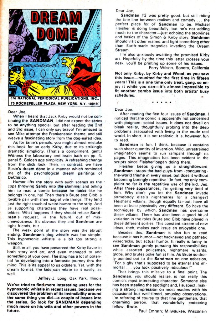 The Sandman (1974) Issue #6 #6 - English 20