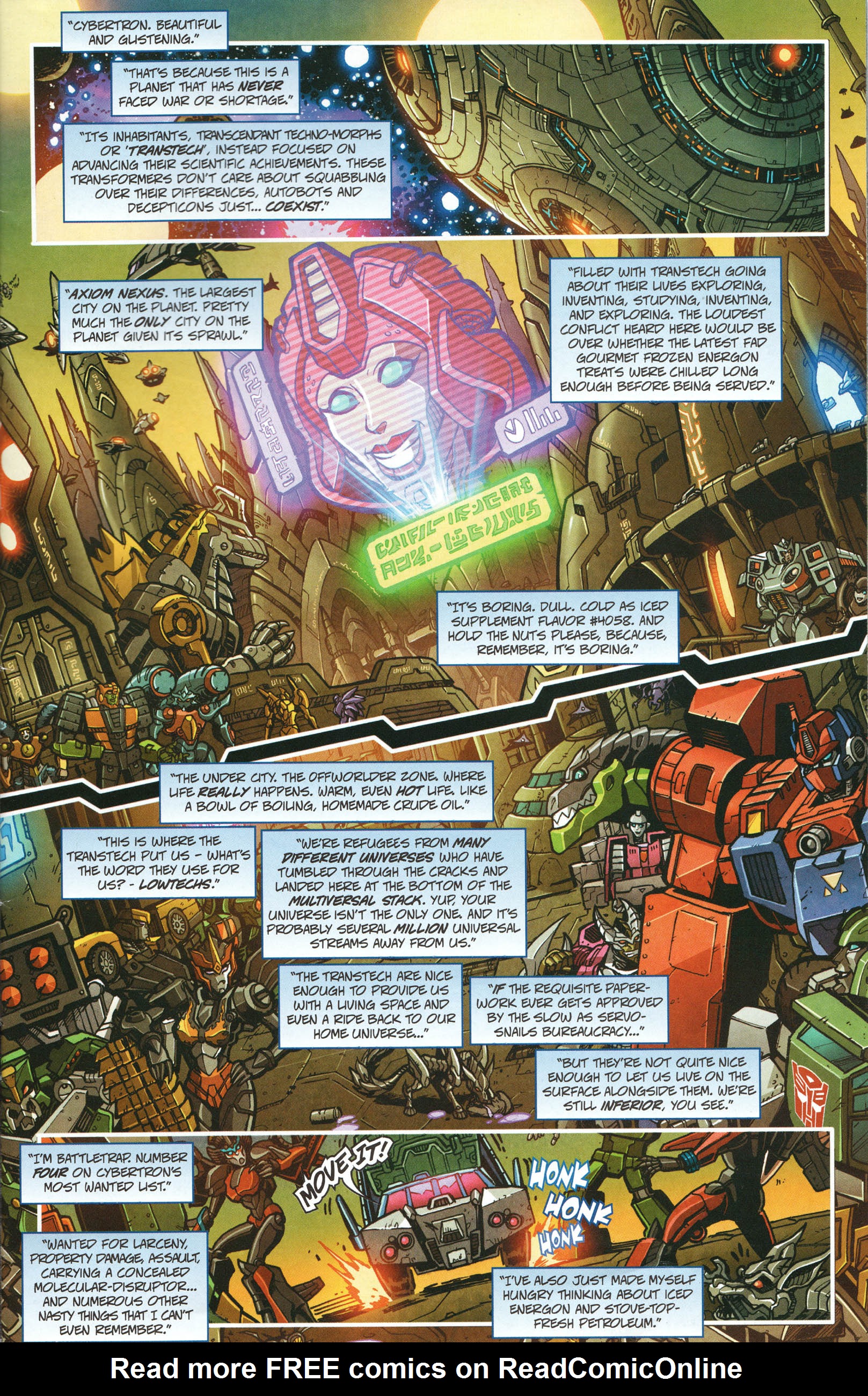 Read online Transformers: Timelines comic -  Issue #11 - 2