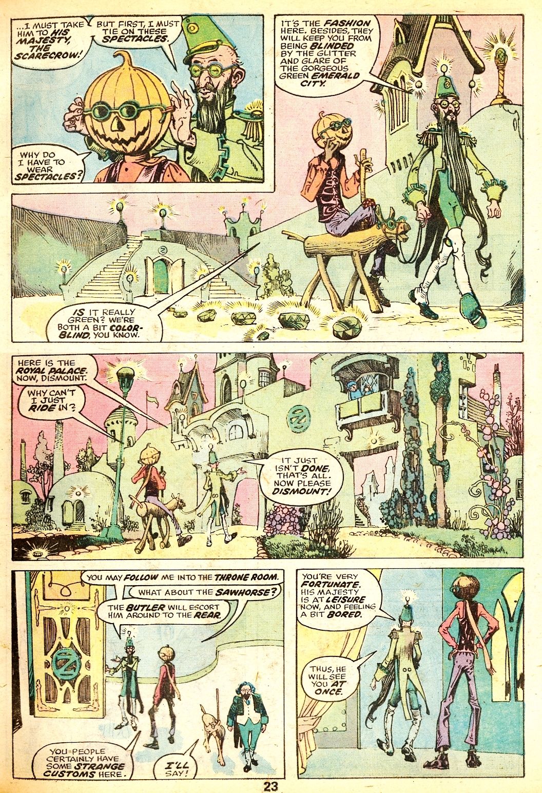 Read online Marvel Treasury of Oz featuring the Marvelous Land of Oz comic -  Issue # Full - 22