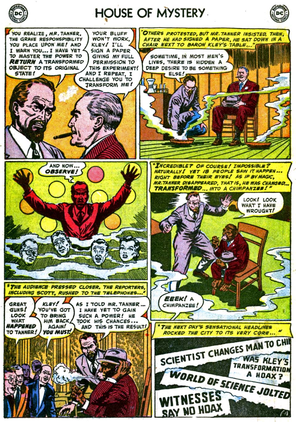 Read online House of Mystery (1951) comic -  Issue #15 - 6