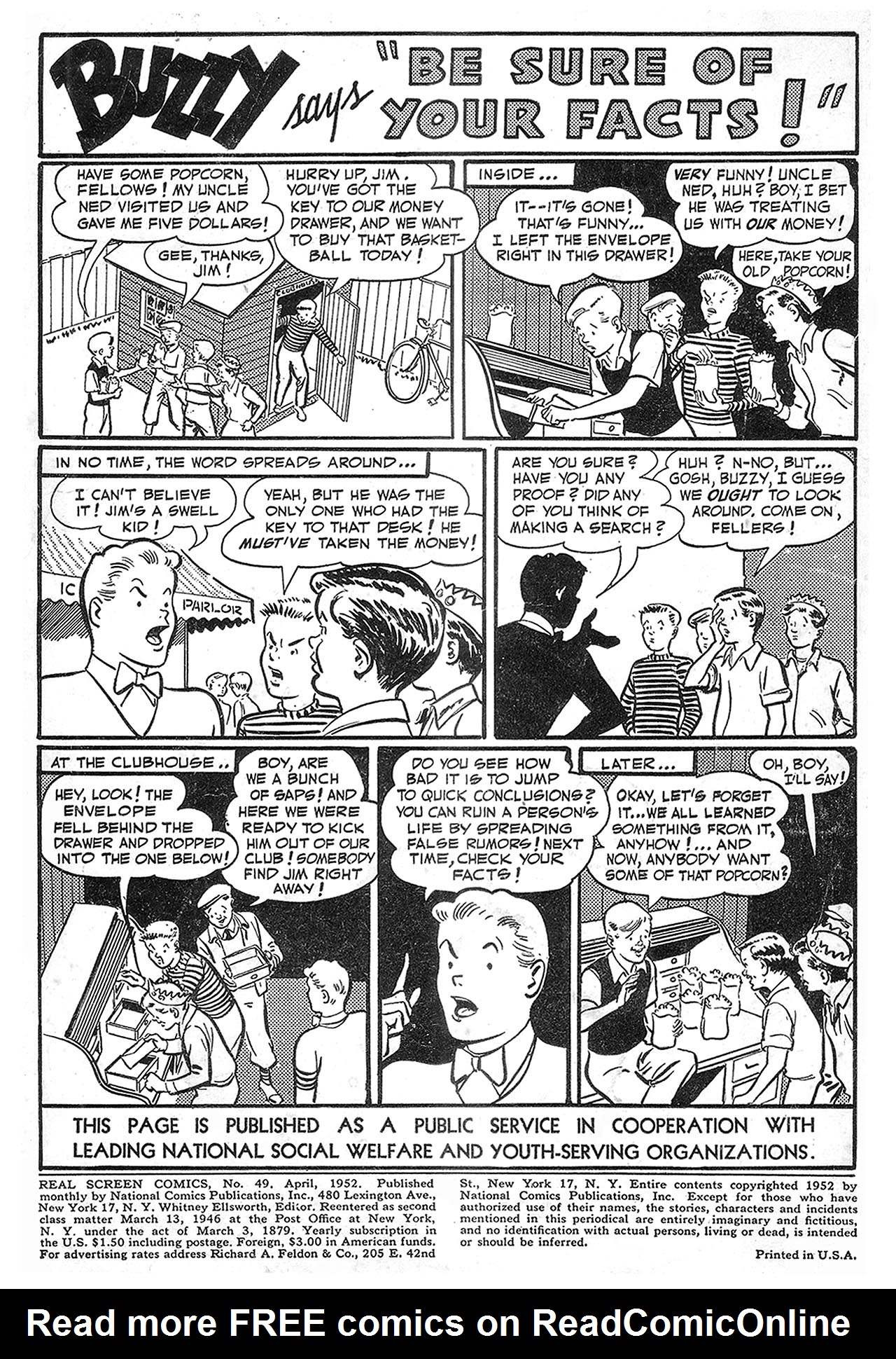 Read online Real Screen Comics comic -  Issue #49 - 2