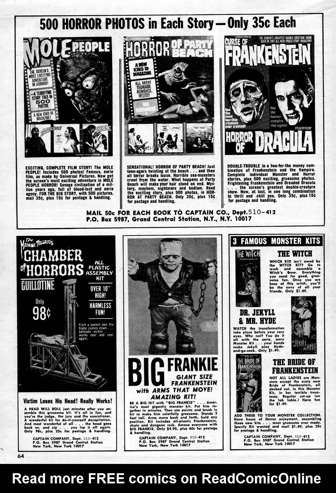 Read online Creepy (1964) comic -  Issue #12 - 64