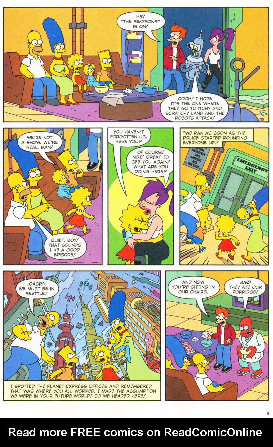 Read online Futurama Comics comic -  Issue #19b - 12