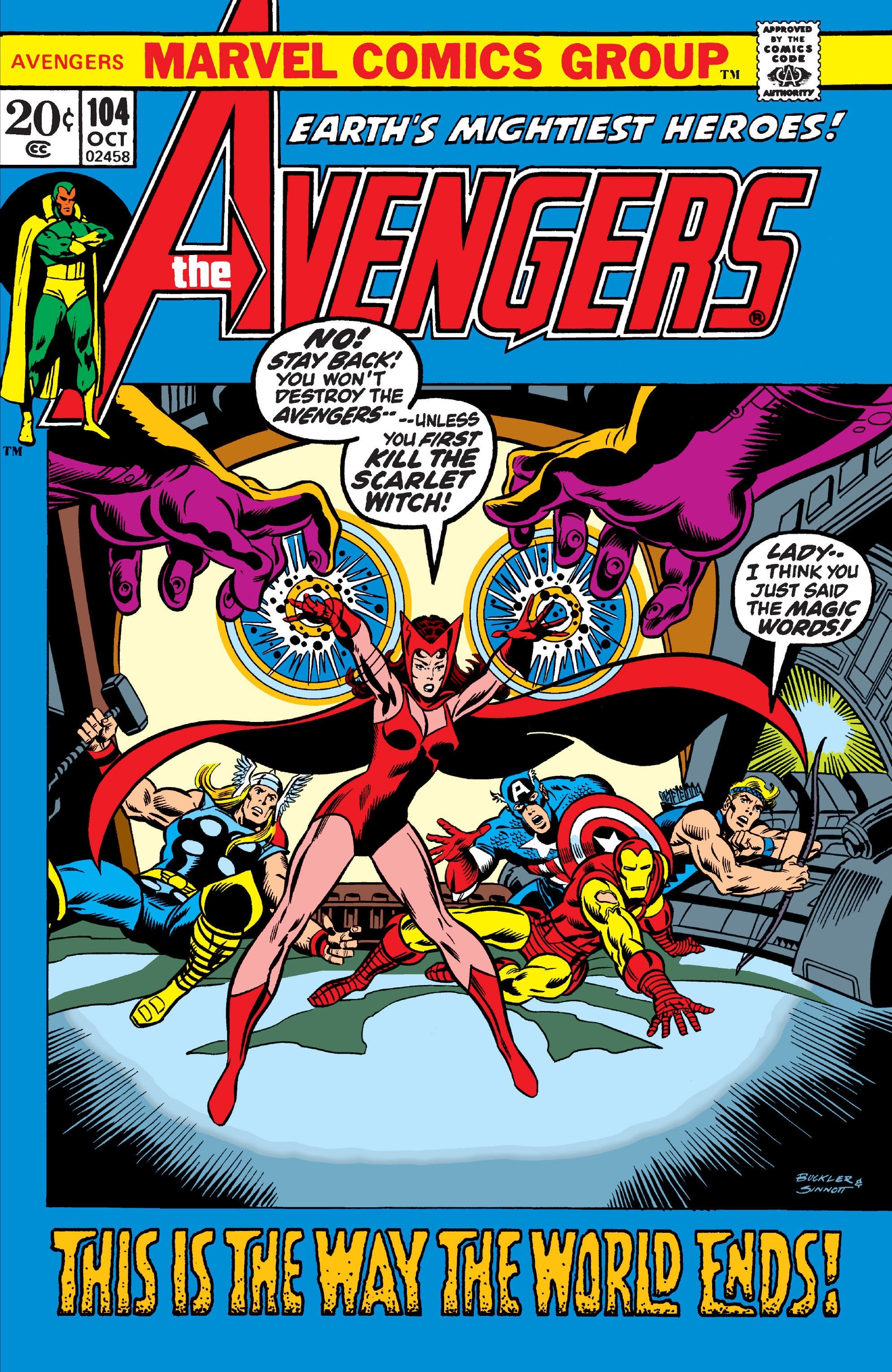 Read online The Avengers (1963) comic -  Issue #104 - 1