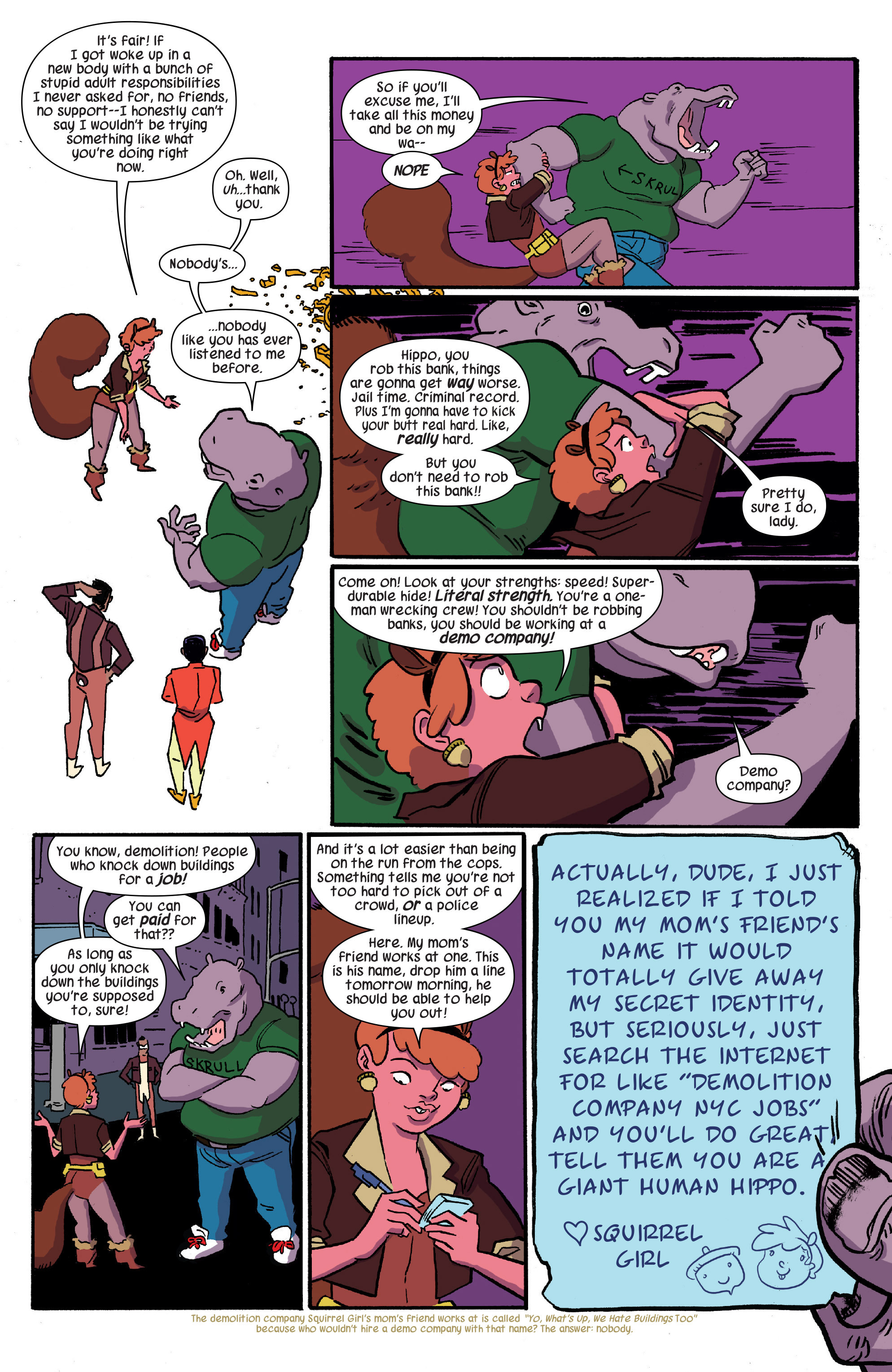 Read online The Unbeatable Squirrel Girl comic -  Issue #6 - 8