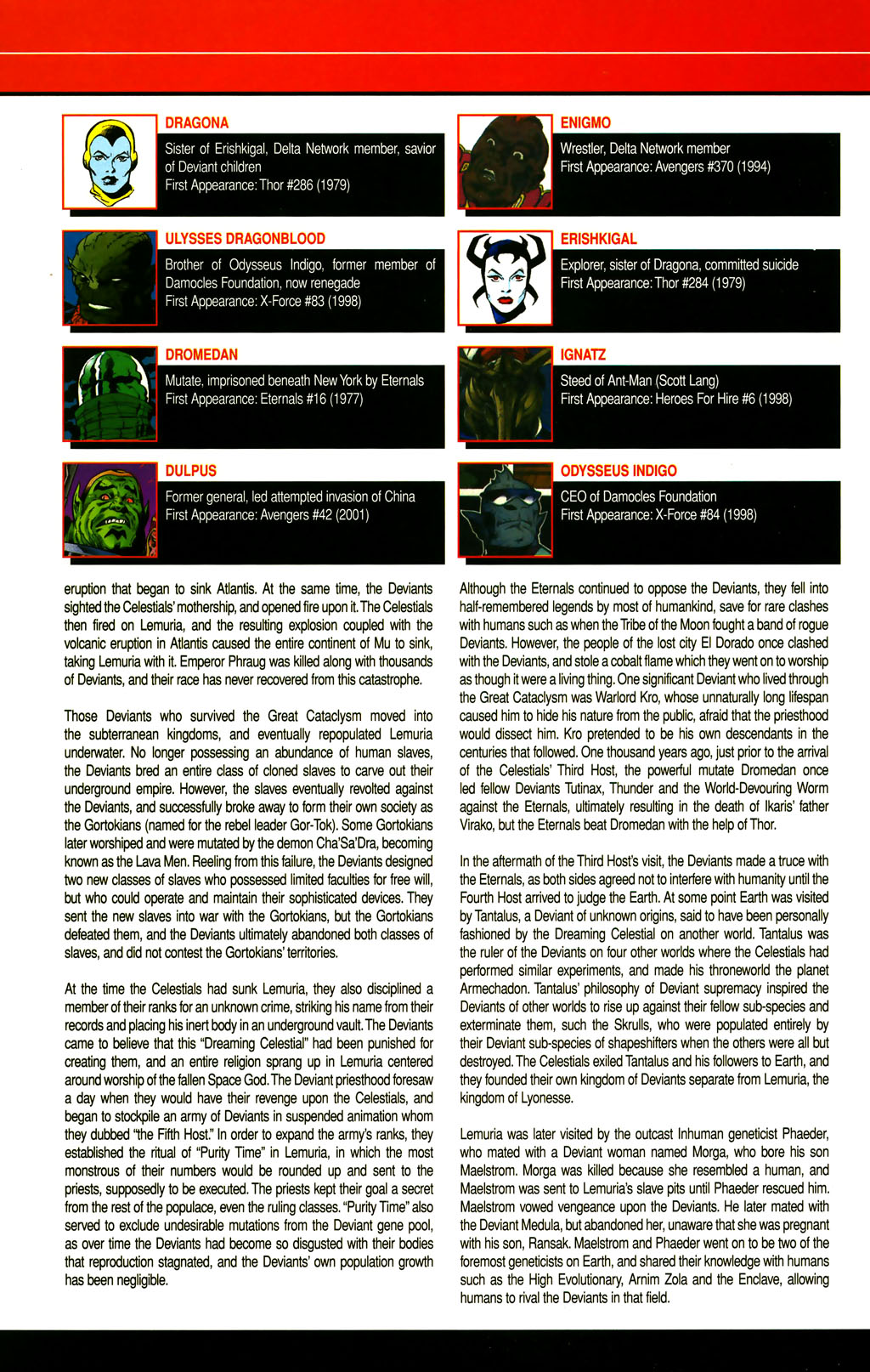 Read online All-New Official Handbook of the Marvel Universe A to Z comic -  Issue #3 - 44