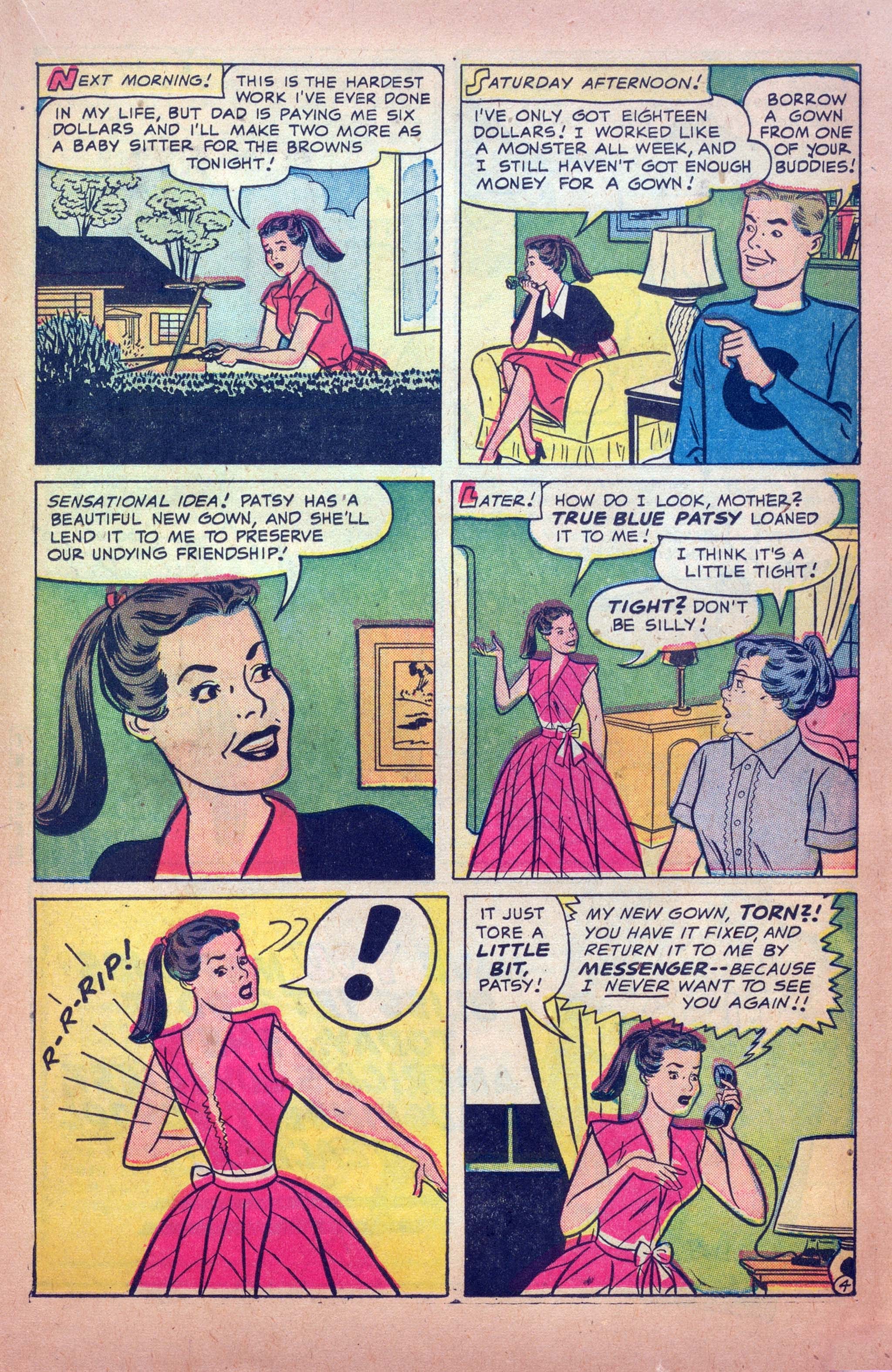 Read online Patsy and her Pals comic -  Issue #15 - 21