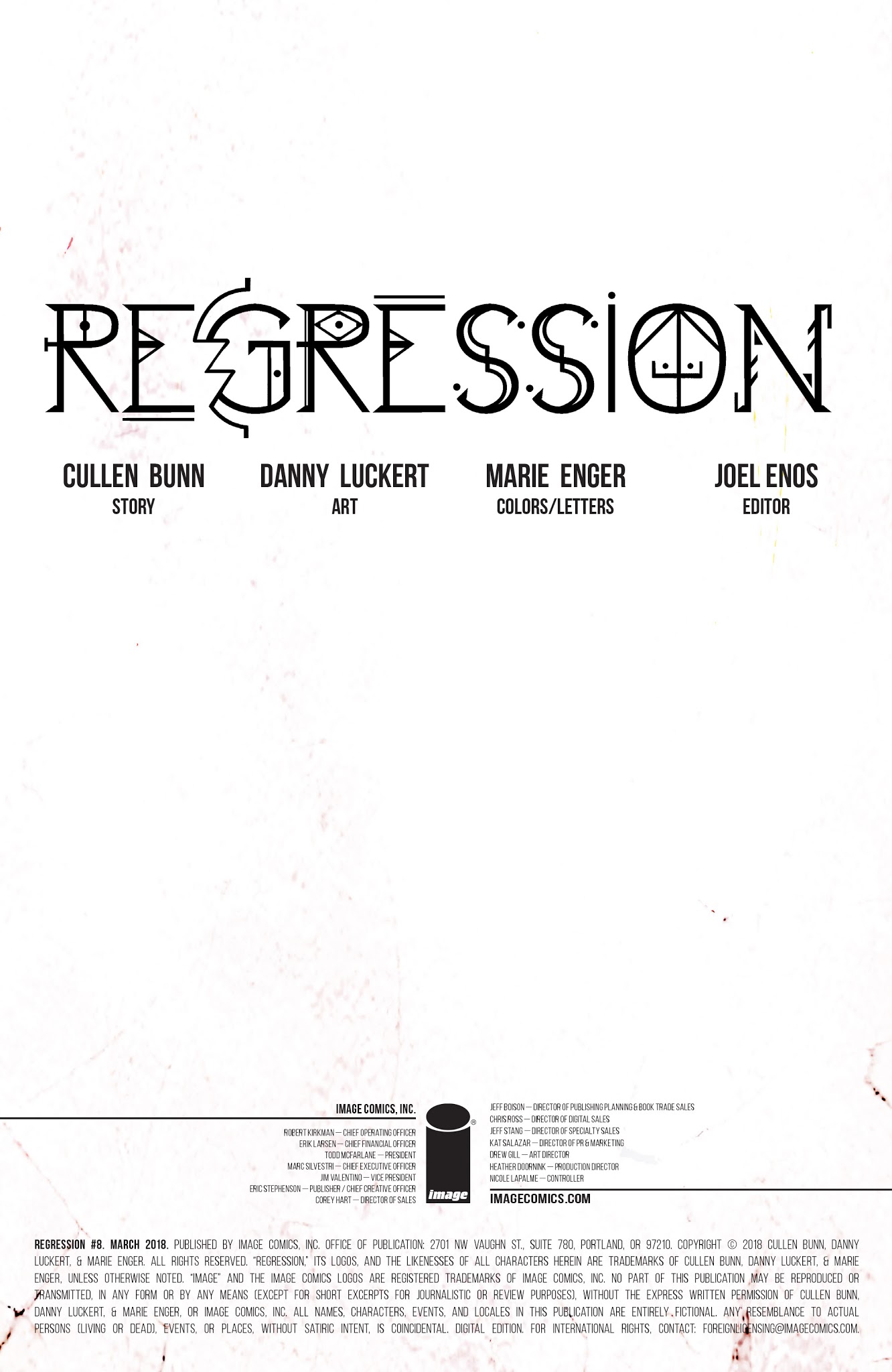 Read online Regression comic -  Issue #8 - 2