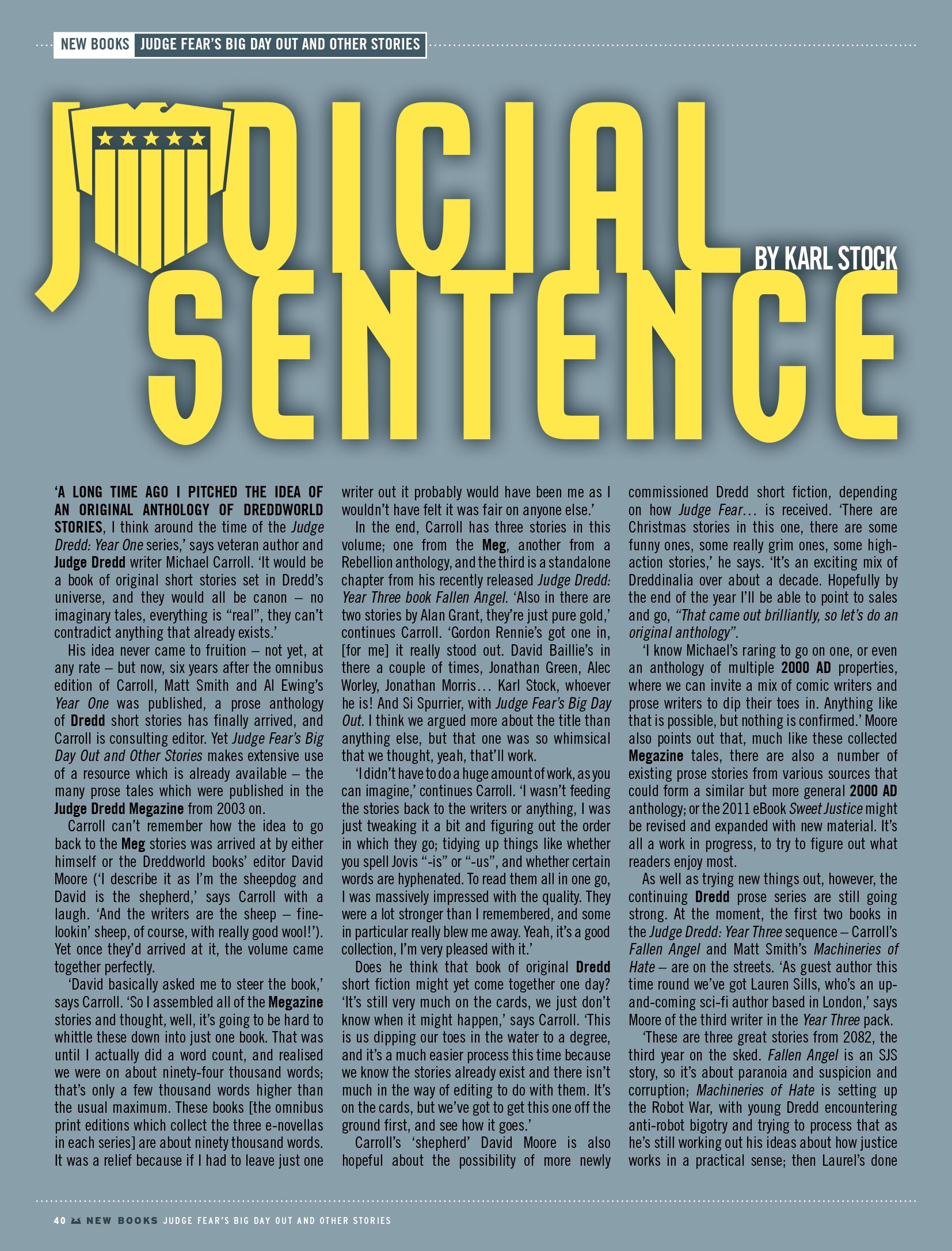 Read online Judge Dredd Megazine (Vol. 5) comic -  Issue #426 - 40
