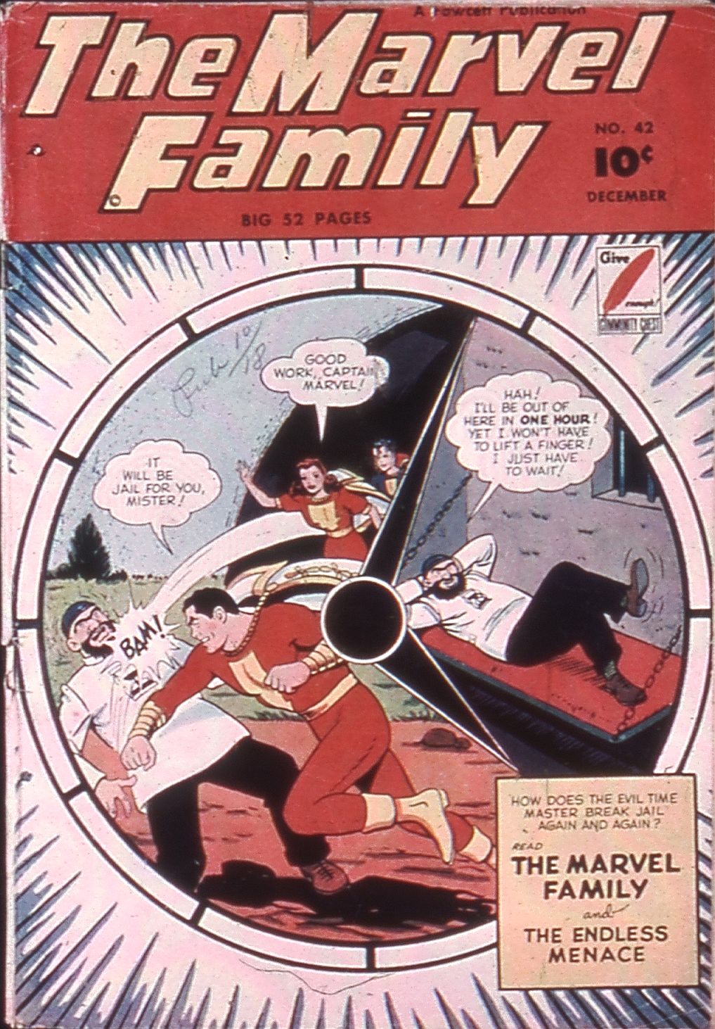 Read online The Marvel Family comic -  Issue #42 - 1