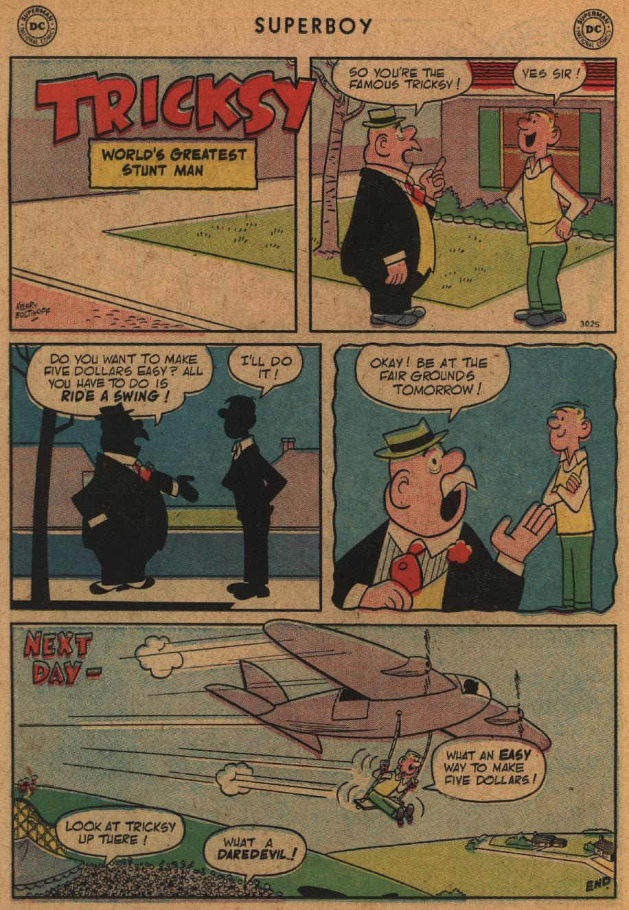 Read online Superboy (1949) comic -  Issue #63 - 10