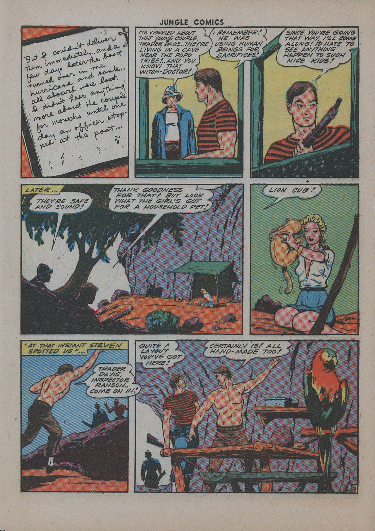 Read online Jungle Comics comic -  Issue #48 - 51