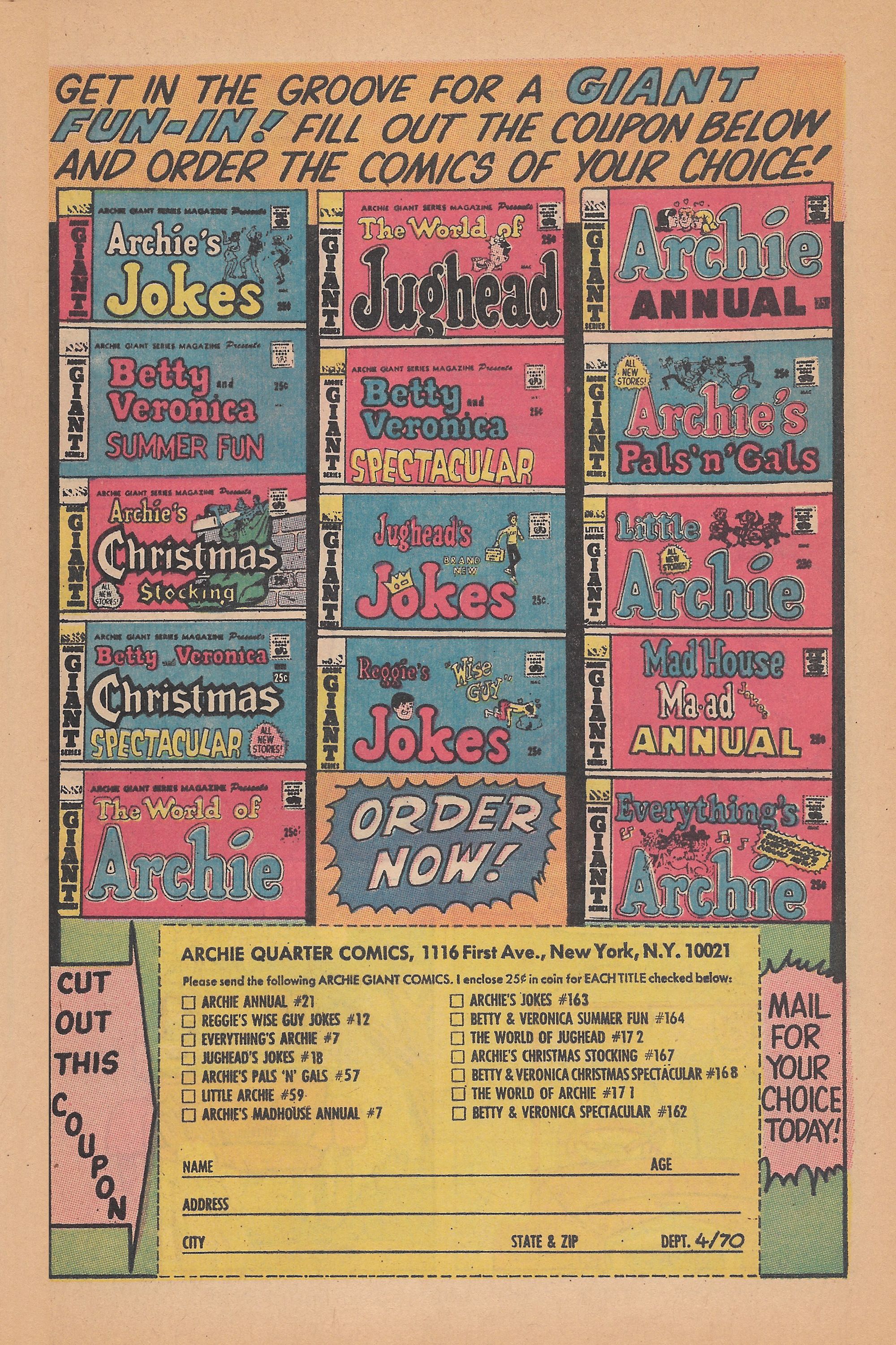 Read online Archie's Pals 'N' Gals (1952) comic -  Issue #57 - 55