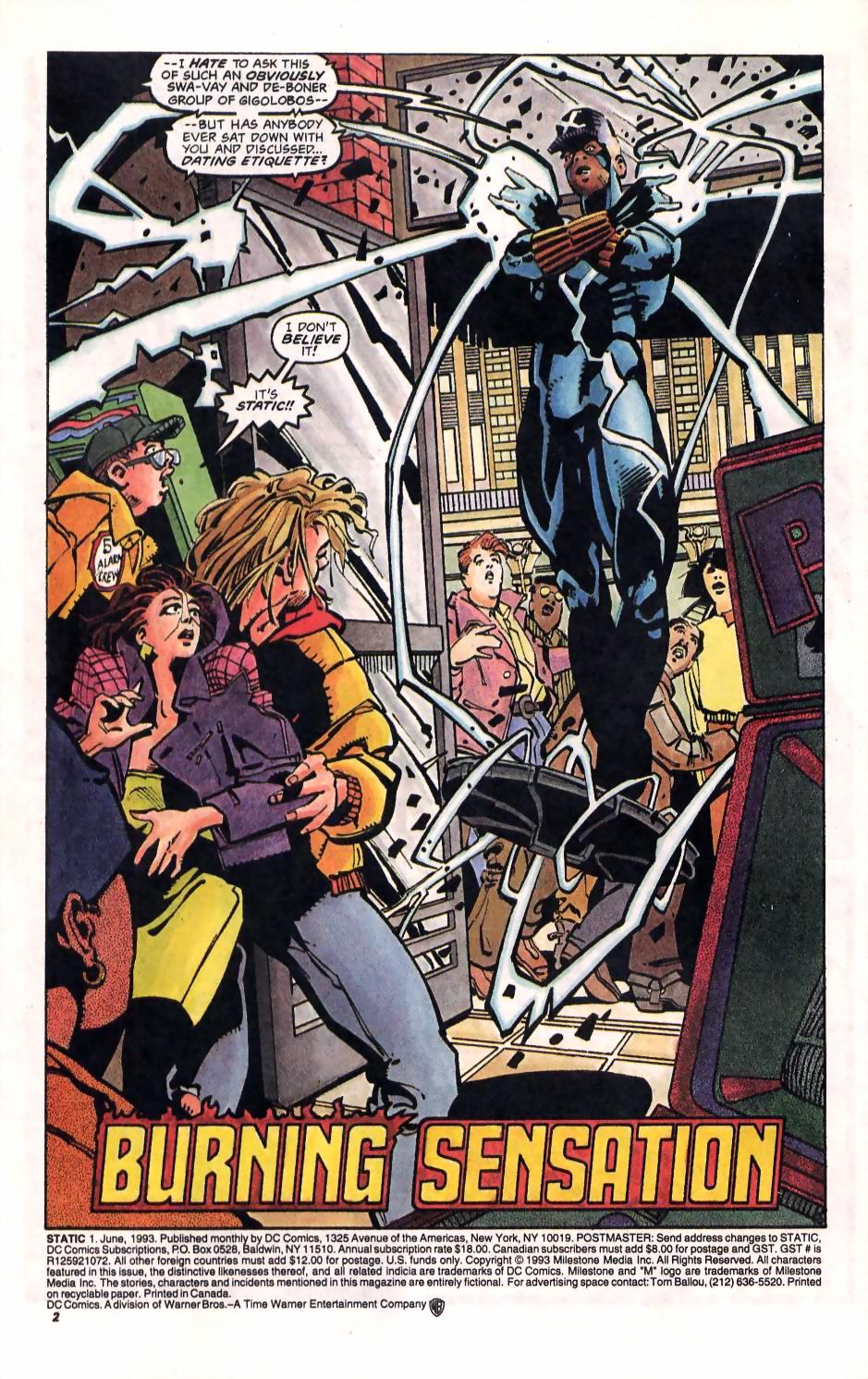 Read online Static comic -  Issue #1 - 4