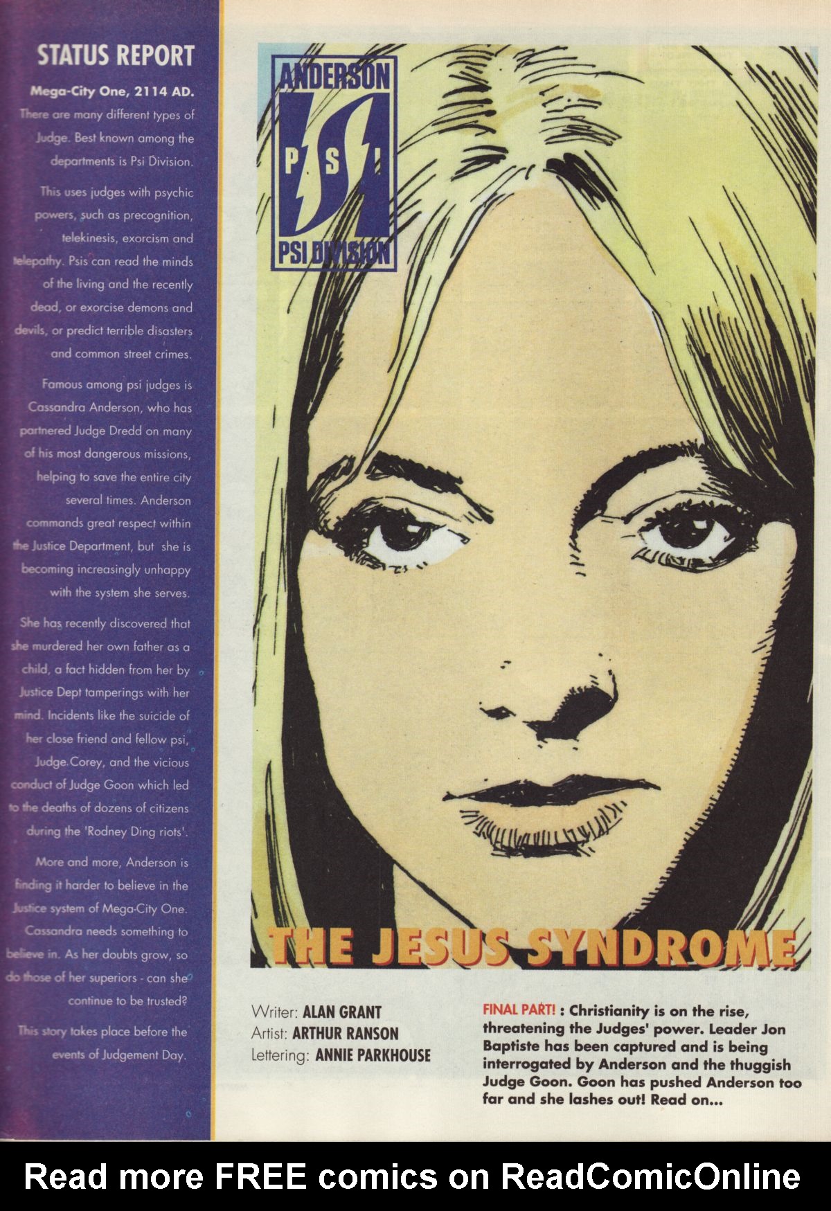 Read online Judge Dredd: The Megazine (vol. 2) comic -  Issue #24 - 20