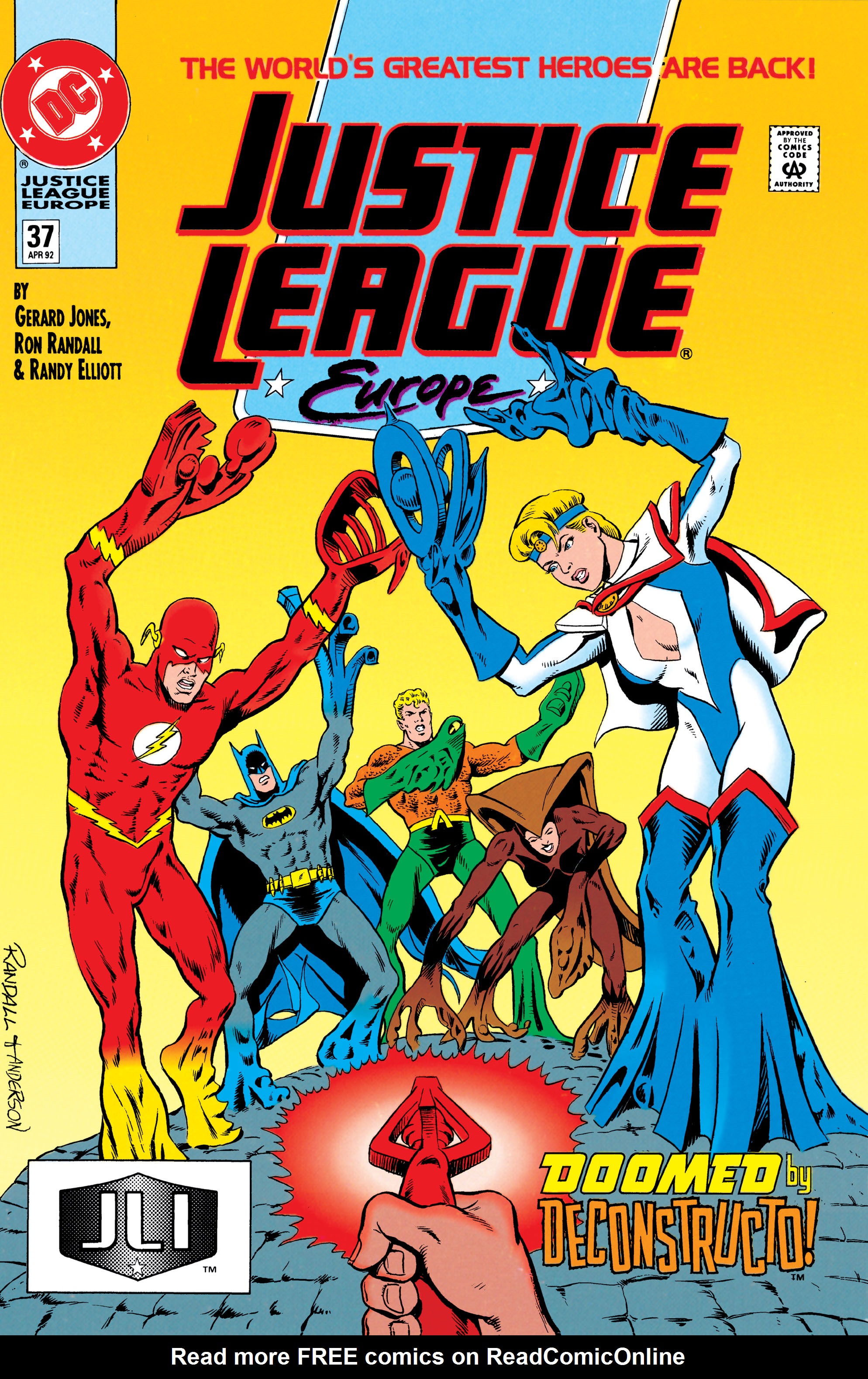 Read online Justice League Europe comic -  Issue #37 - 1