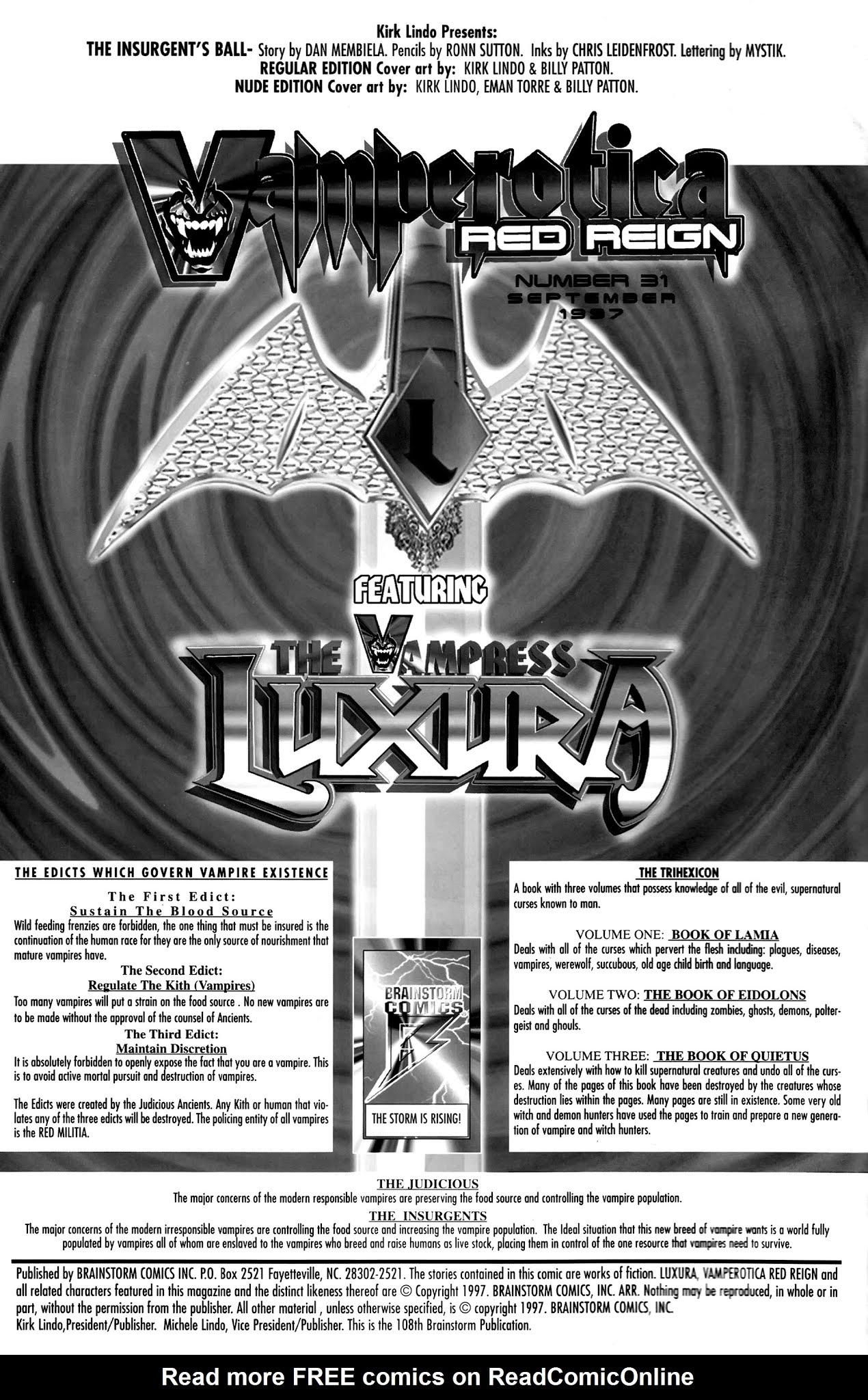 Read online Vamperotica comic -  Issue #31 - 2