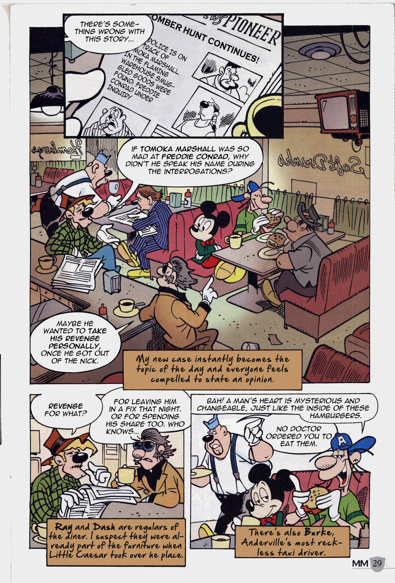 Read online Mickey Mouse Mystery Magazine comic -  Issue #1 - 29