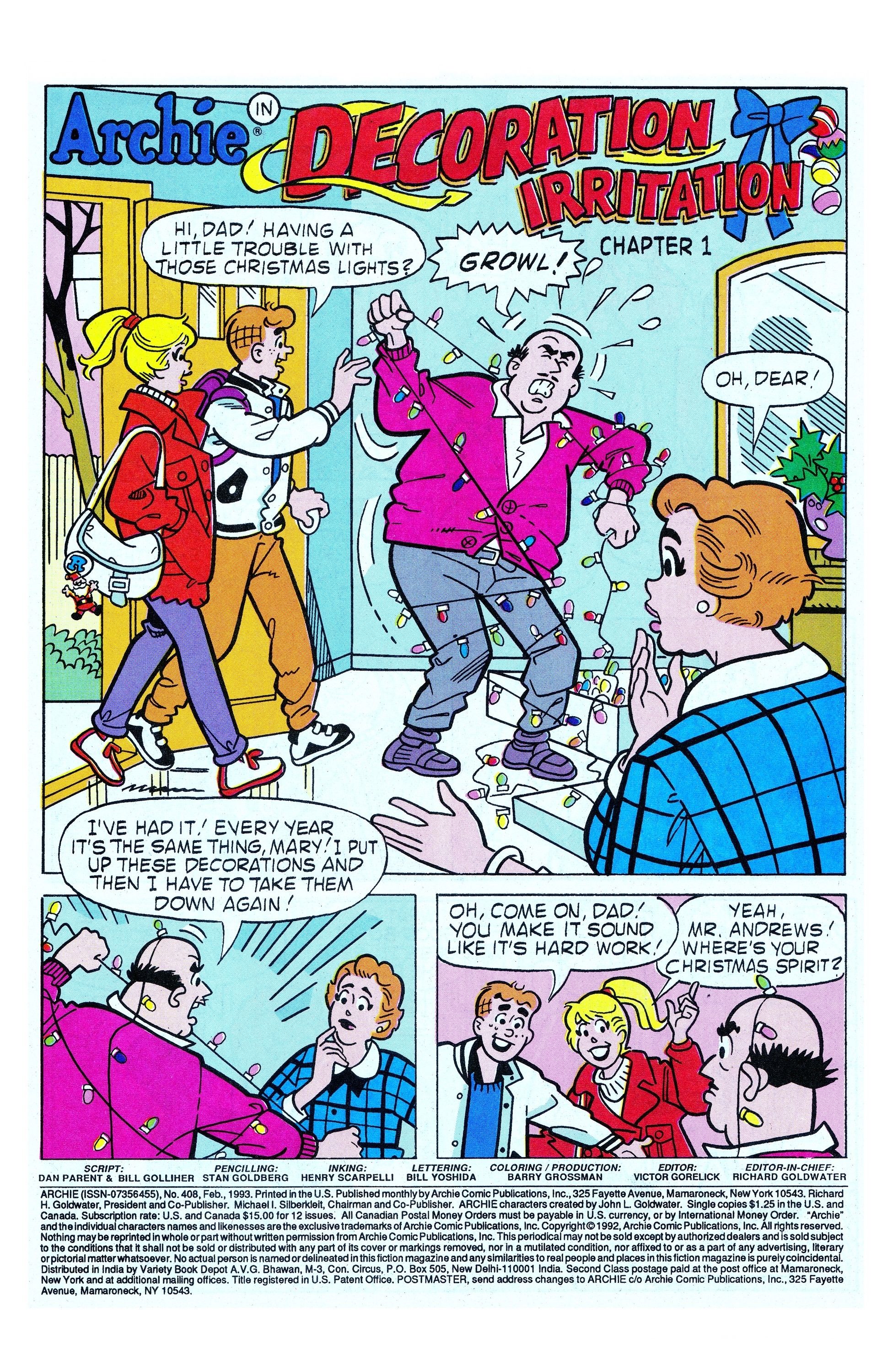 Read online Archie (1960) comic -  Issue #408 - 3