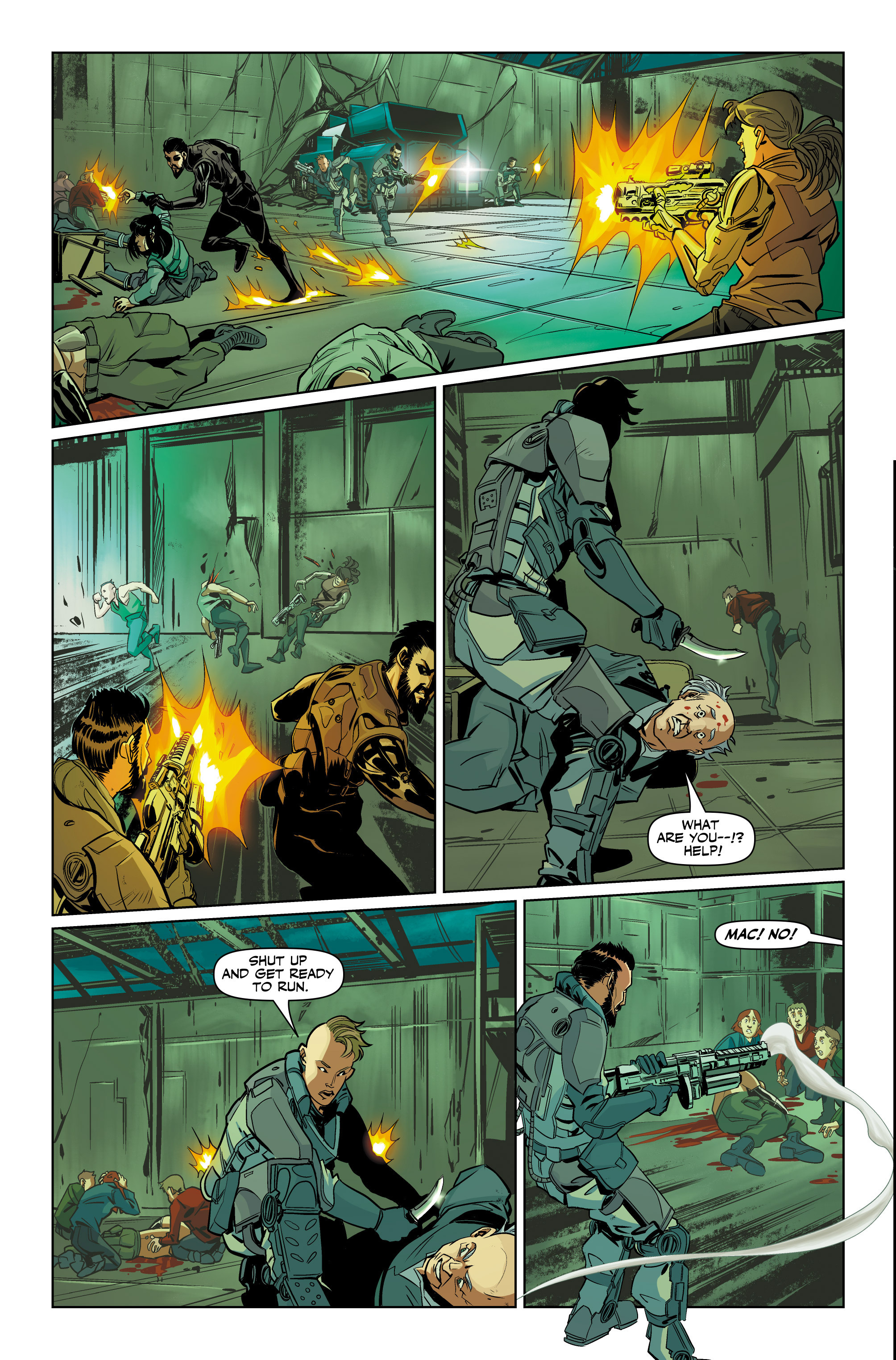Read online Deus Ex: Children's Crusade comic -  Issue #5 - 17