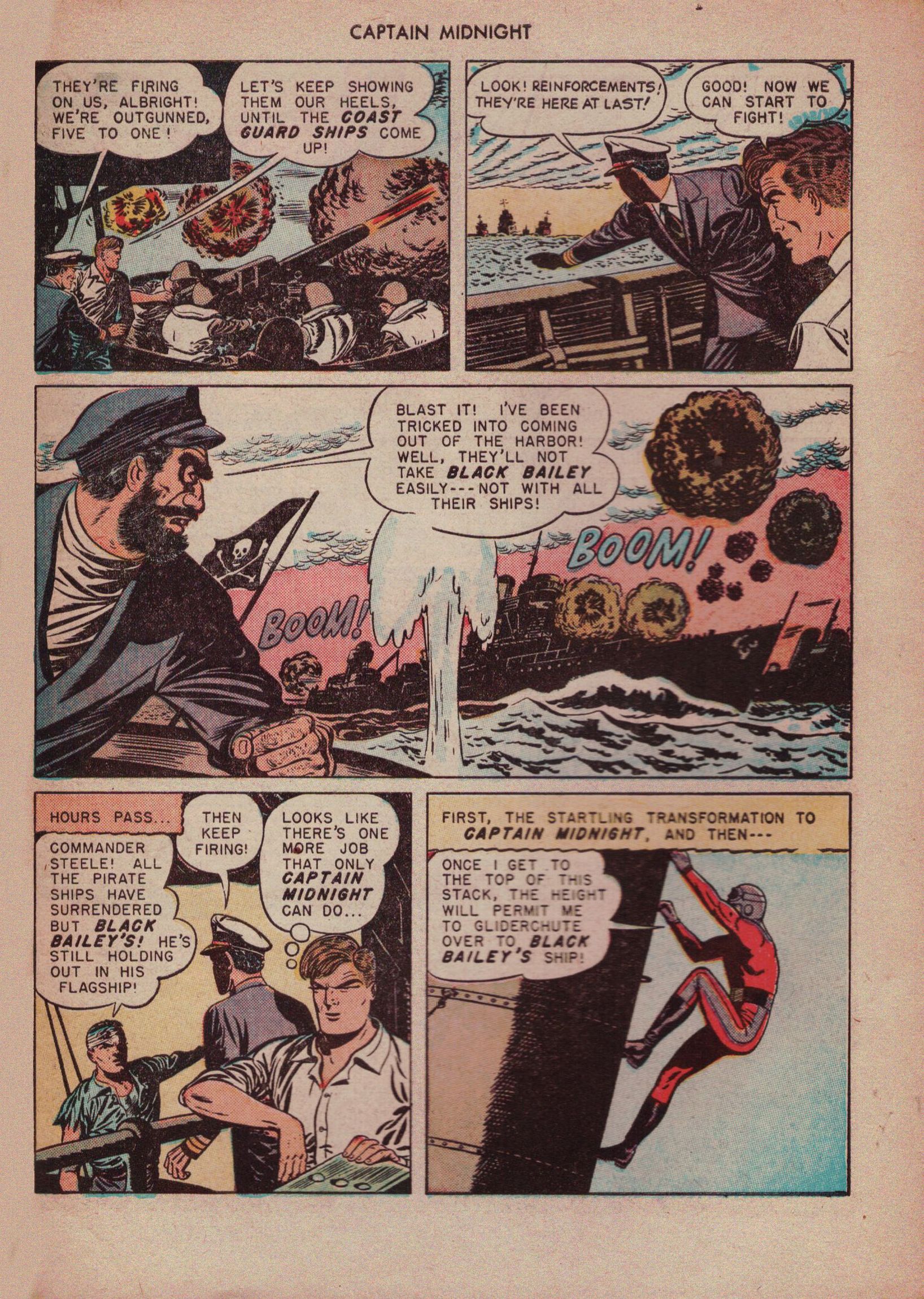 Read online Captain Midnight (1942) comic -  Issue #48 - 47