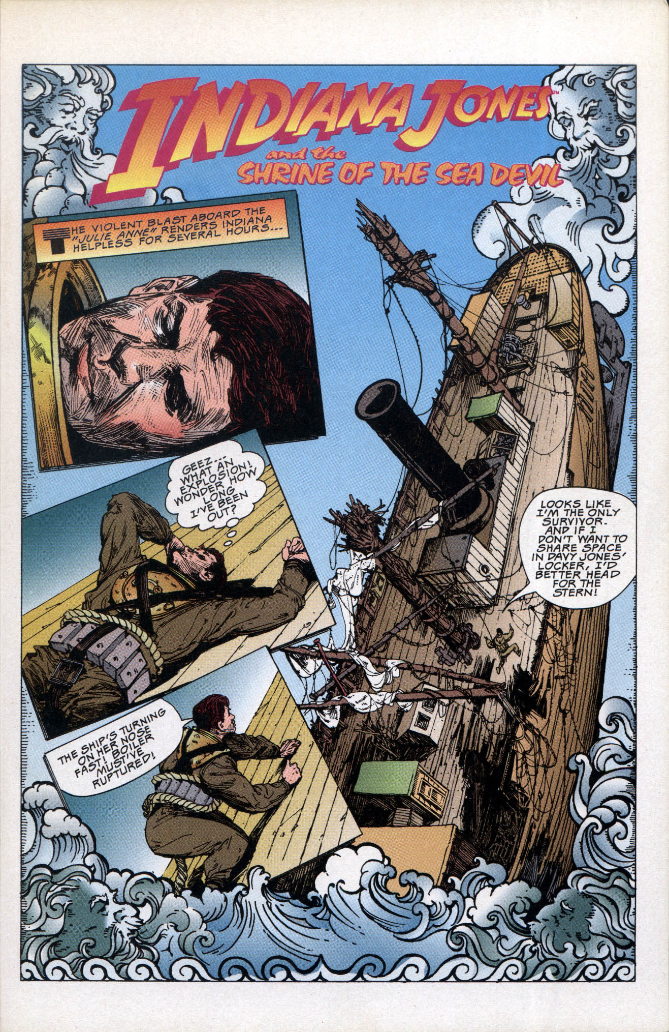 Read online Indiana Jones and the Shrine of the Sea Devil comic -  Issue # Full - 21