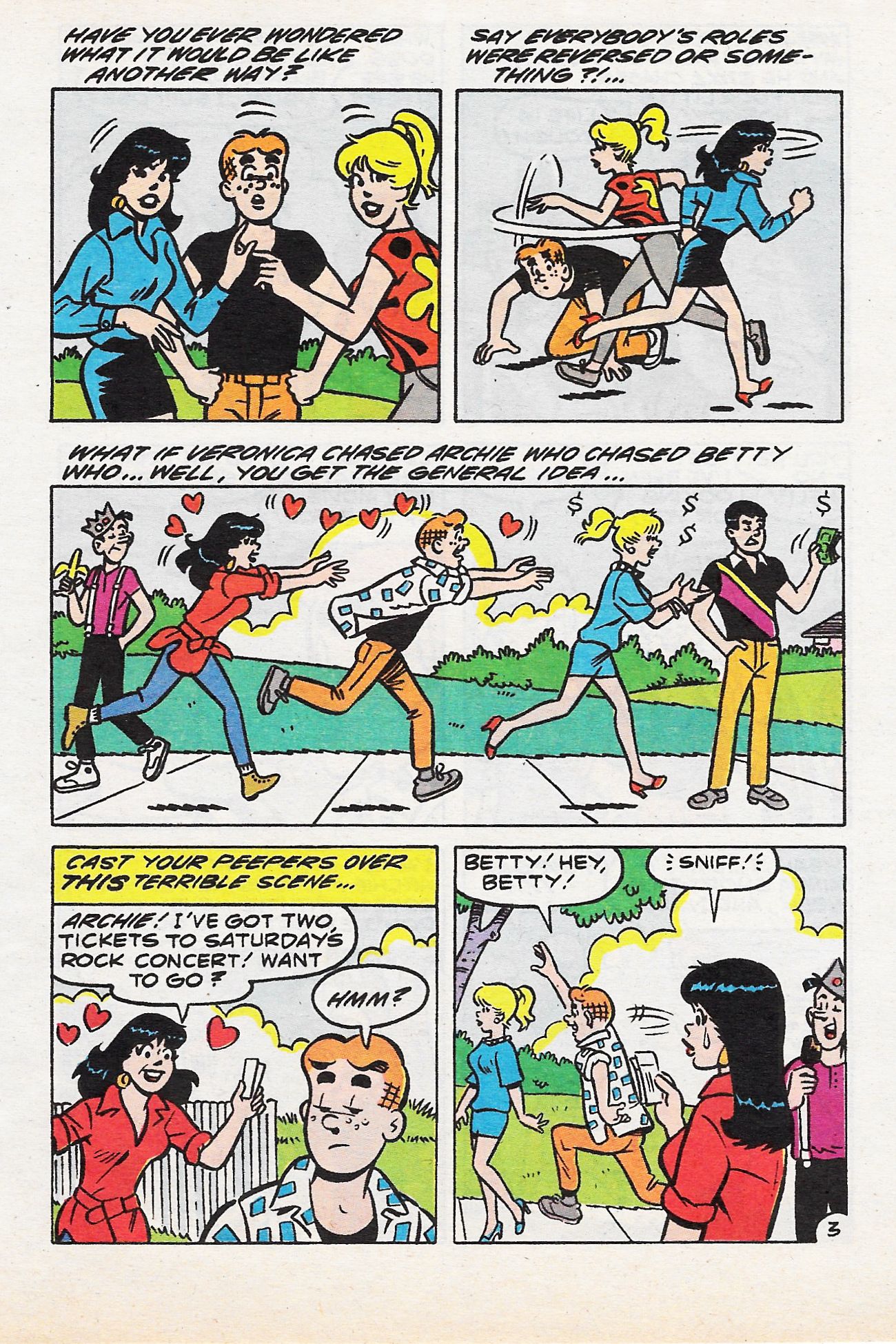 Read online Betty and Veronica Digest Magazine comic -  Issue #58 - 57