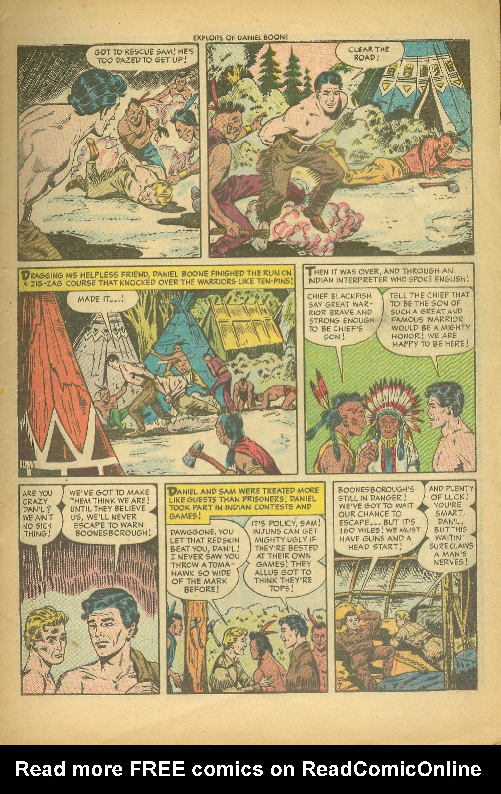Read online Exploits of Daniel Boone comic -  Issue #1 - 9
