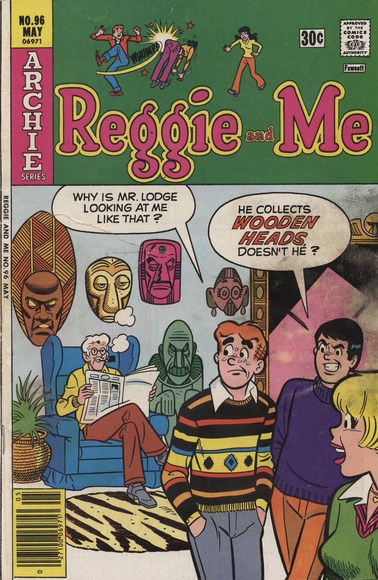 Read online Reggie and Me (1966) comic -  Issue #96 - 1