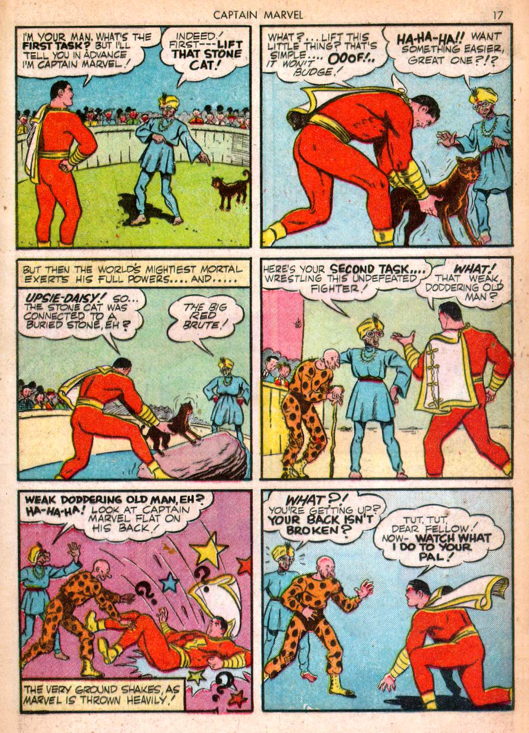 Read online Captain Marvel Adventures comic -  Issue #10 - 17