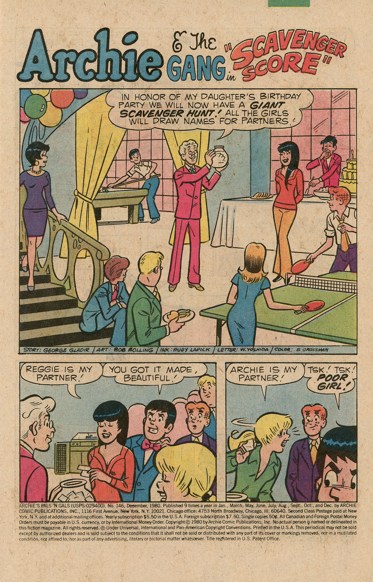 Read online Archie's Pals 'N' Gals (1952) comic -  Issue #146 - 3