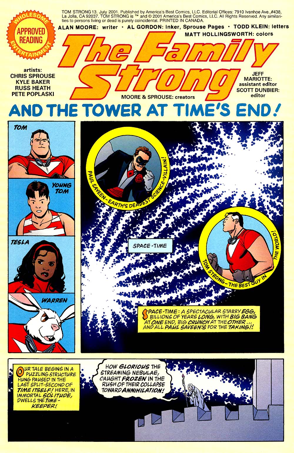 Read online Tom Strong comic -  Issue #13 - 2