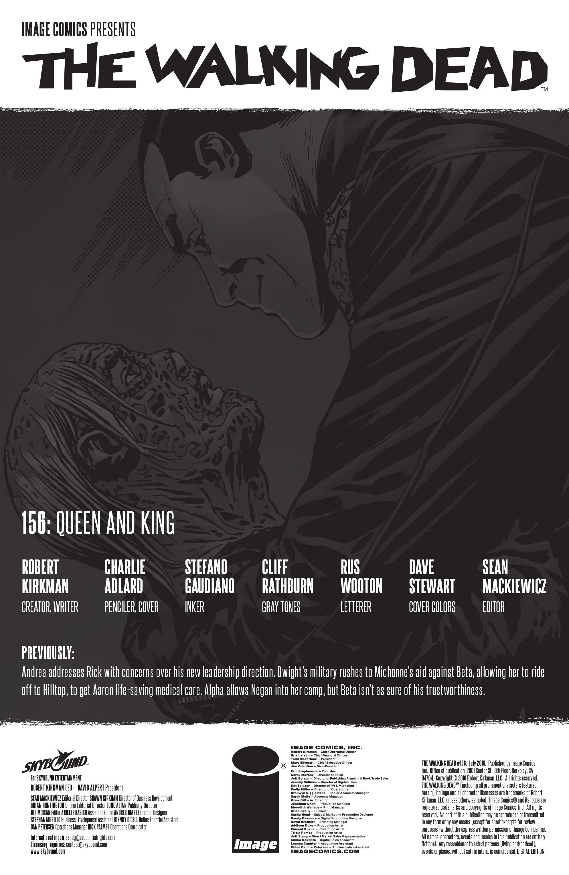 Read online The Walking Dead comic -  Issue #156 - 2
