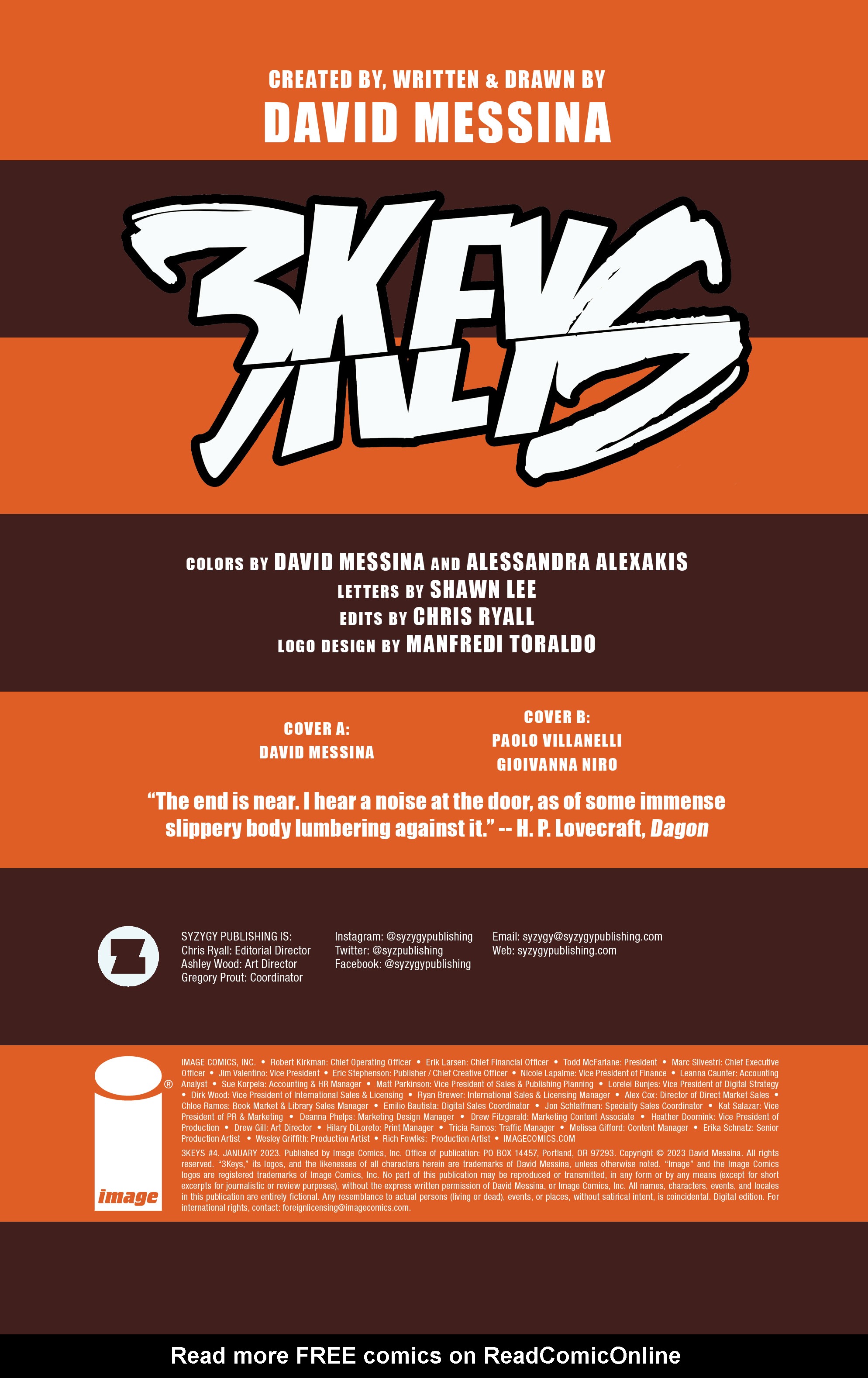 Read online 3Keys comic -  Issue #4 - 2